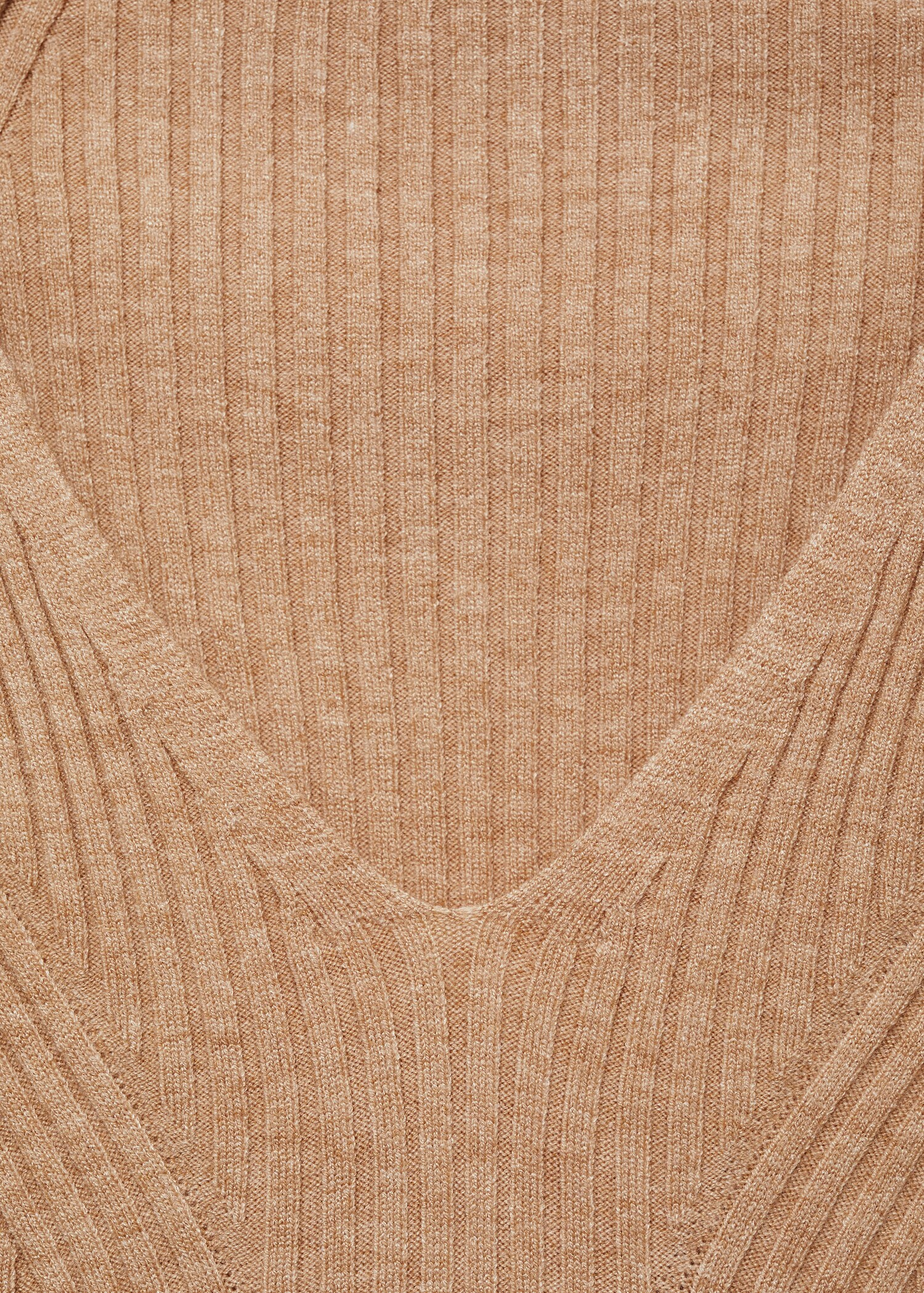 V-neck ribbed knit sweater - Details of the article 8