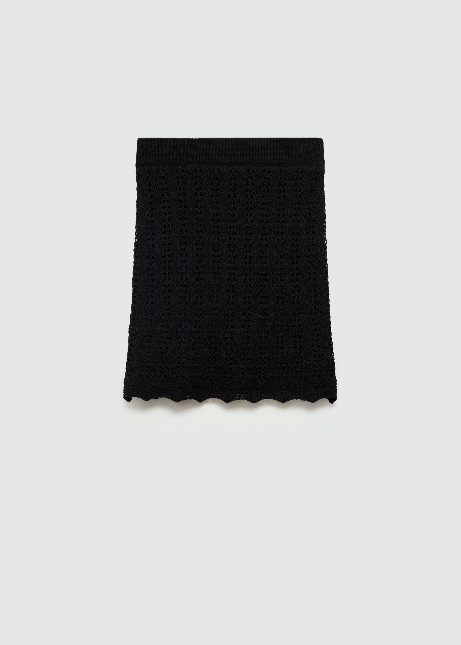 Knitted miniskirt - Article without model