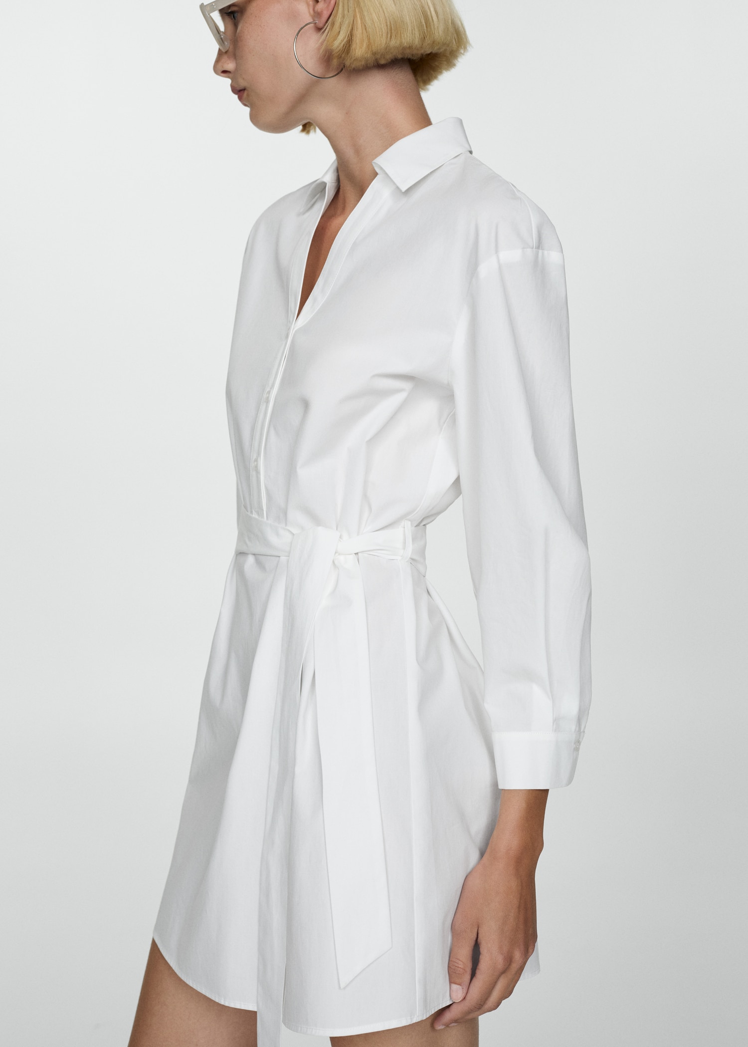 Bow shirt dress - Details of the article 6