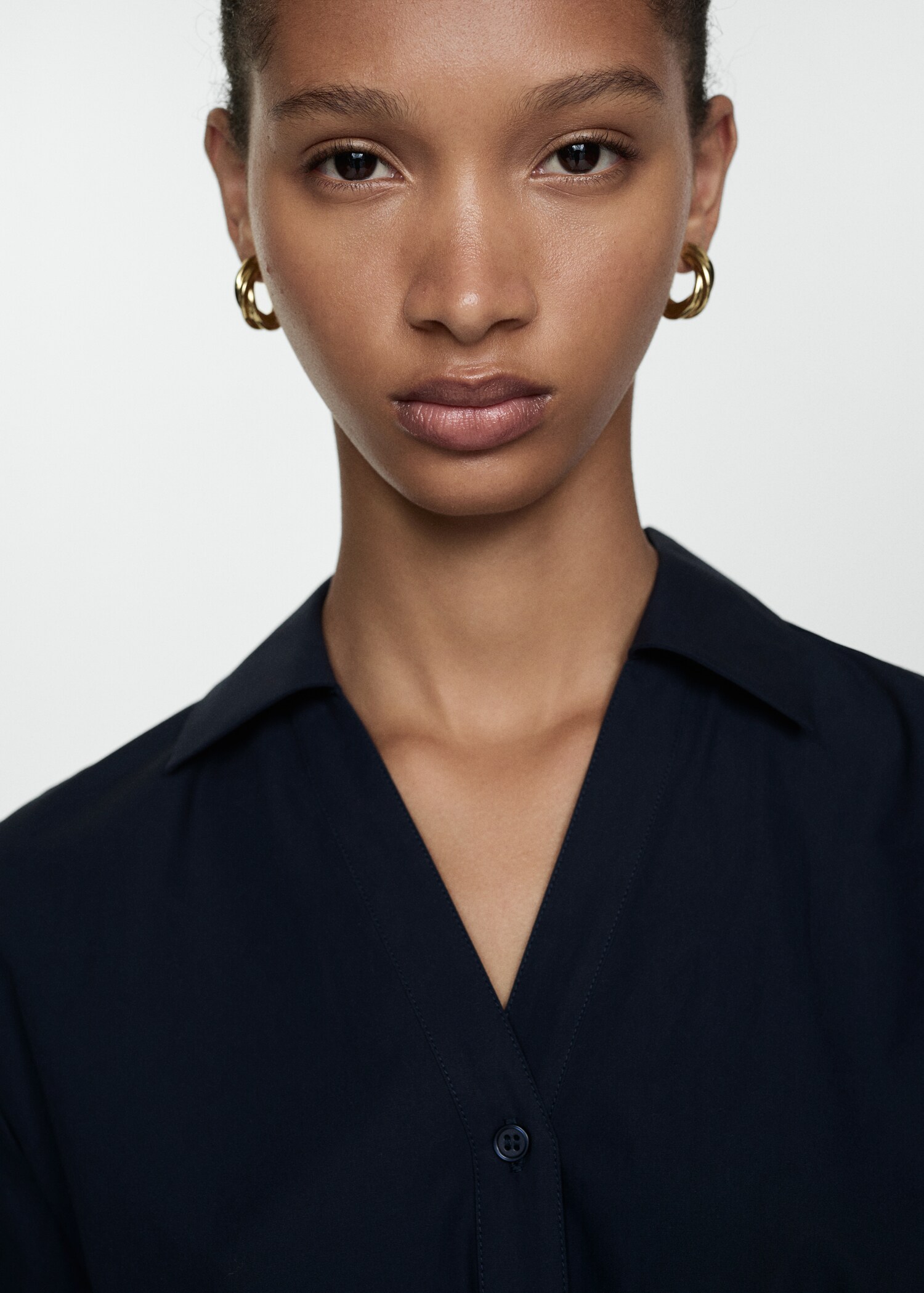 Bow shirt dress - Details of the article 1