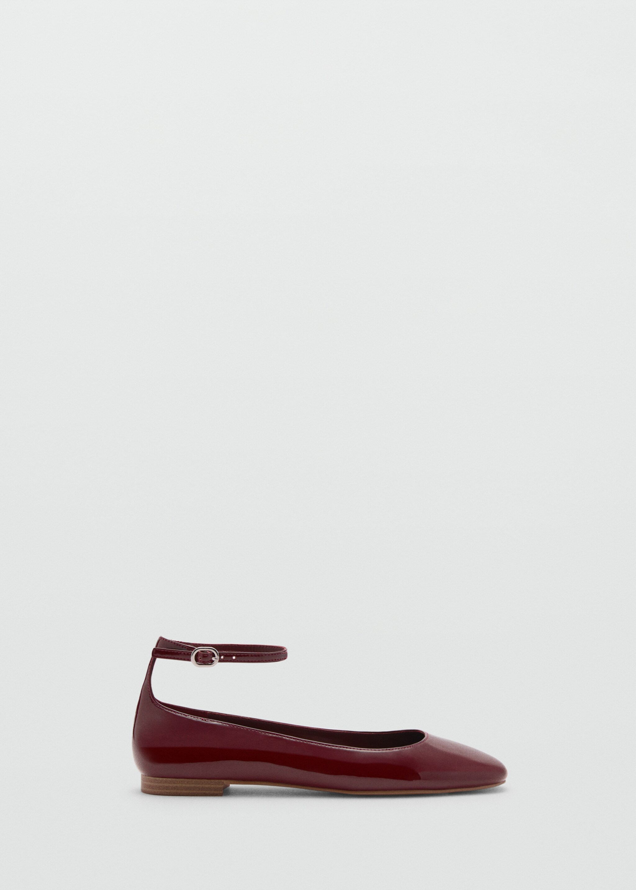 Sepatu flat ballet efek kulit paten - Barang tanpa model