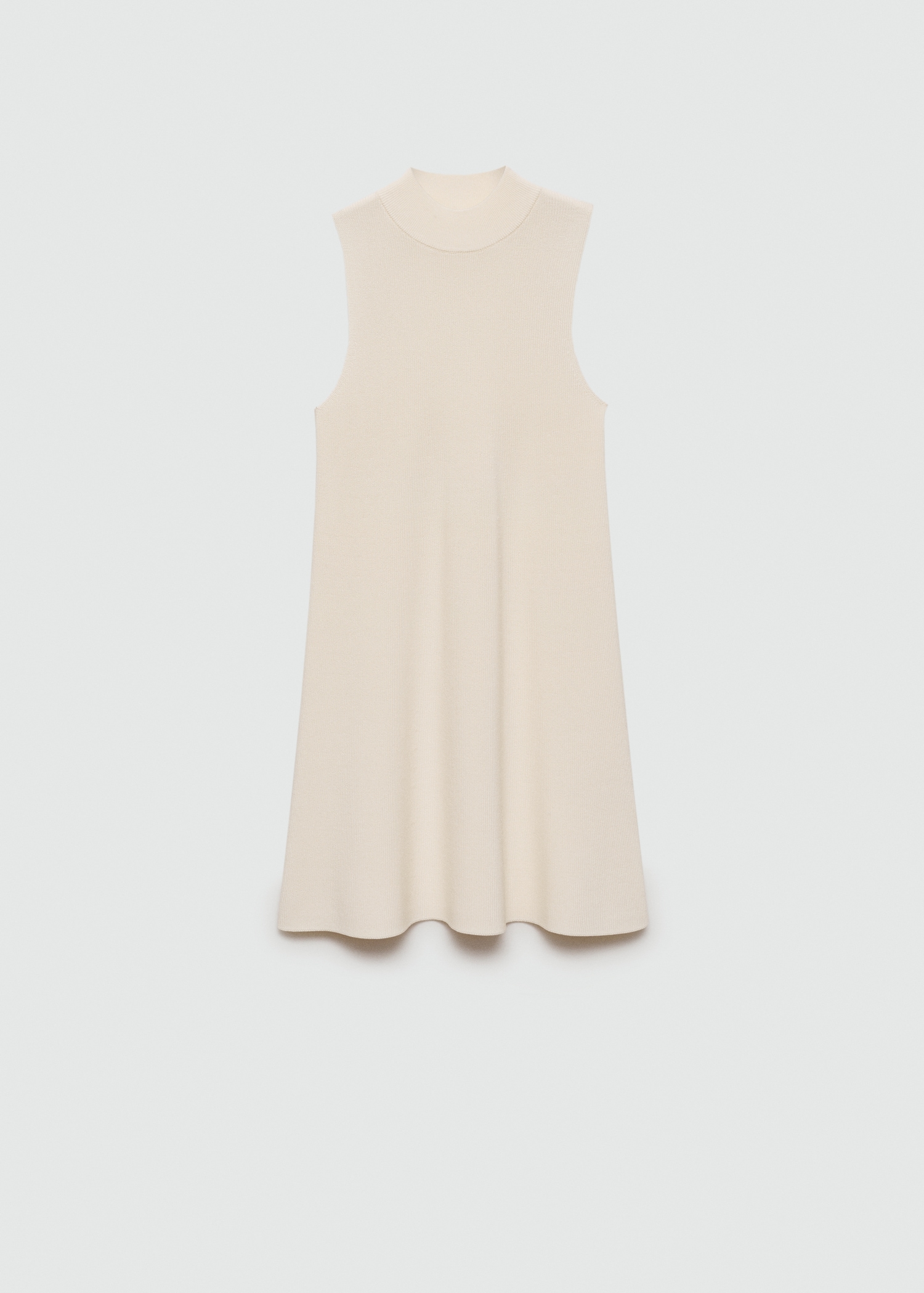 Perkins-neck knitted dress - Article without model