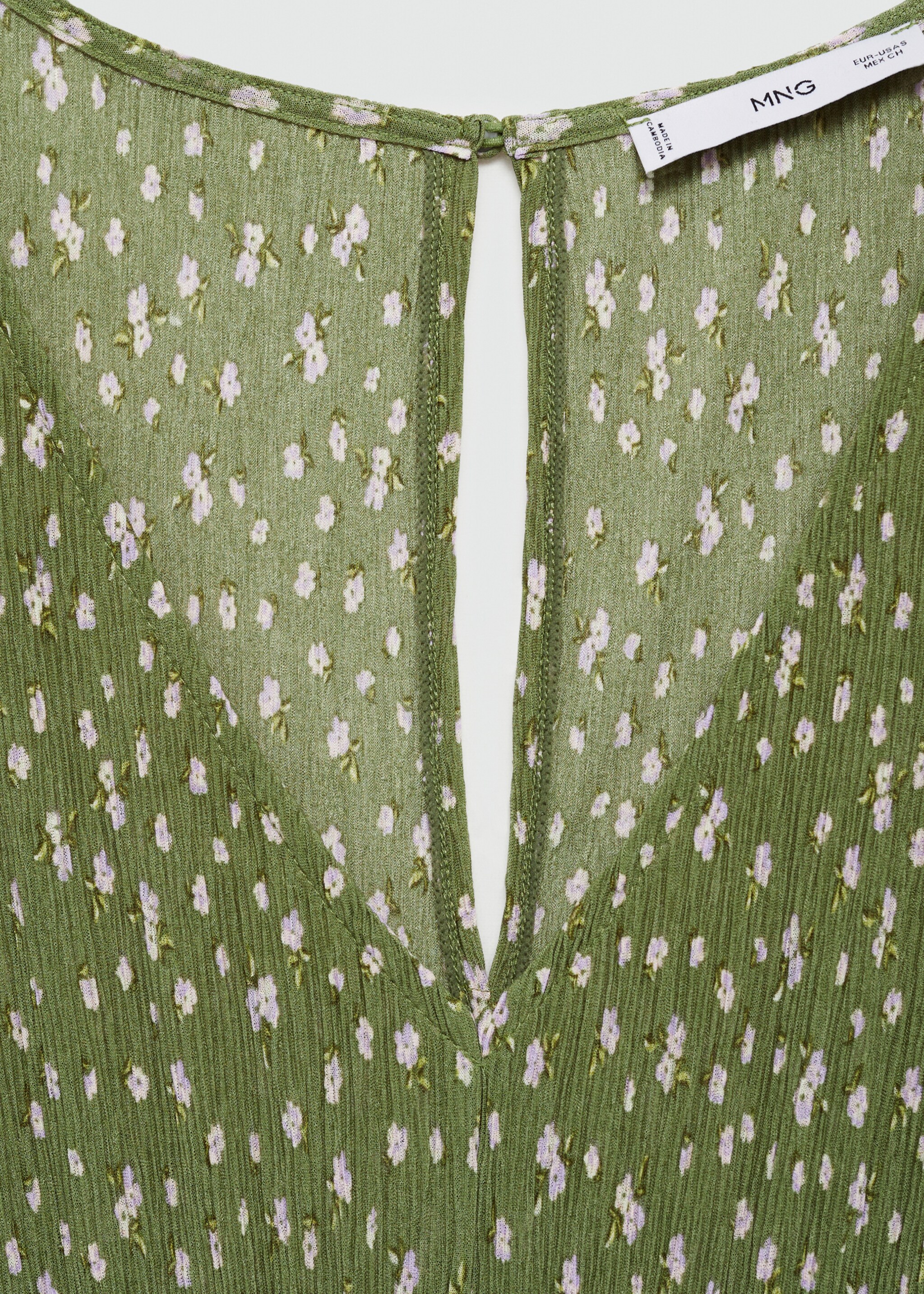 Vestido estampado textura - Detalle del artículo 8