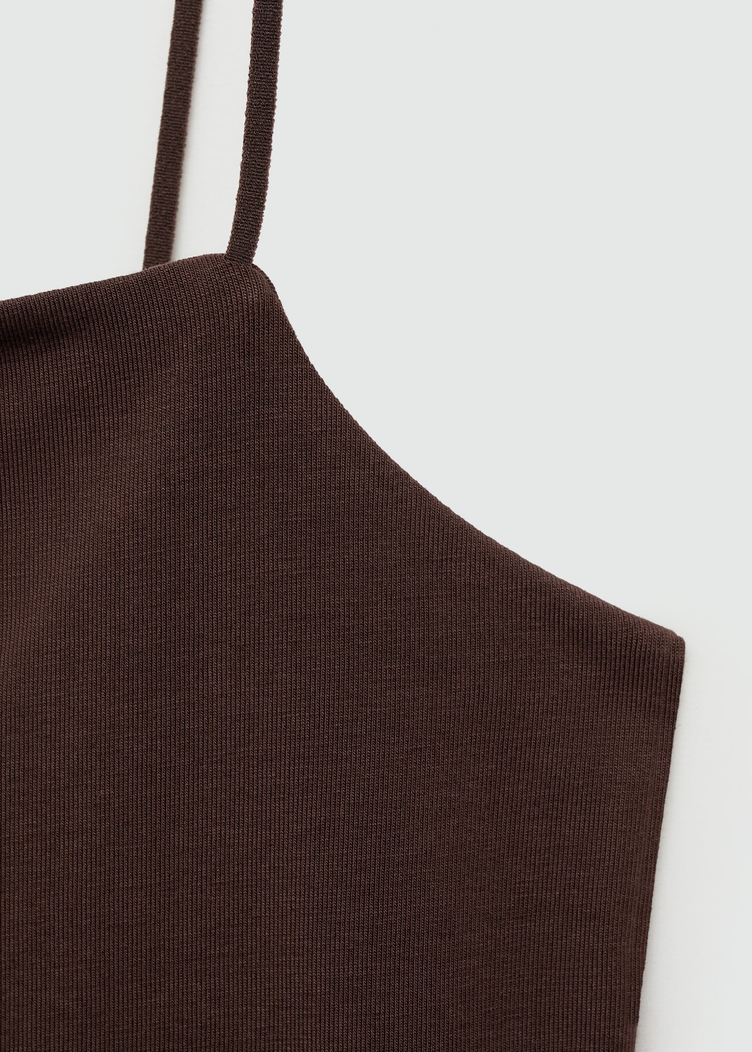 Strapless straight-neck top - Details of the article 8