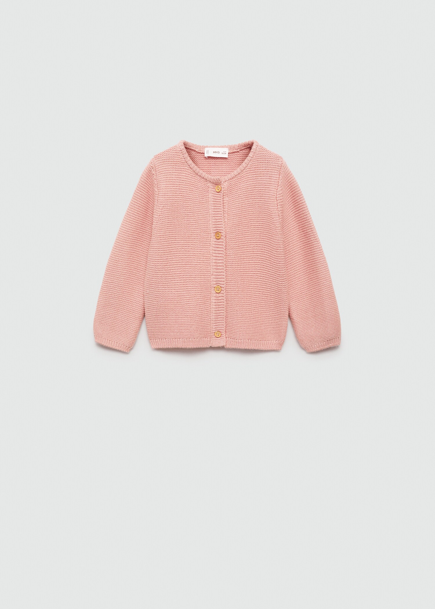 Button knit cardigan - Article without model