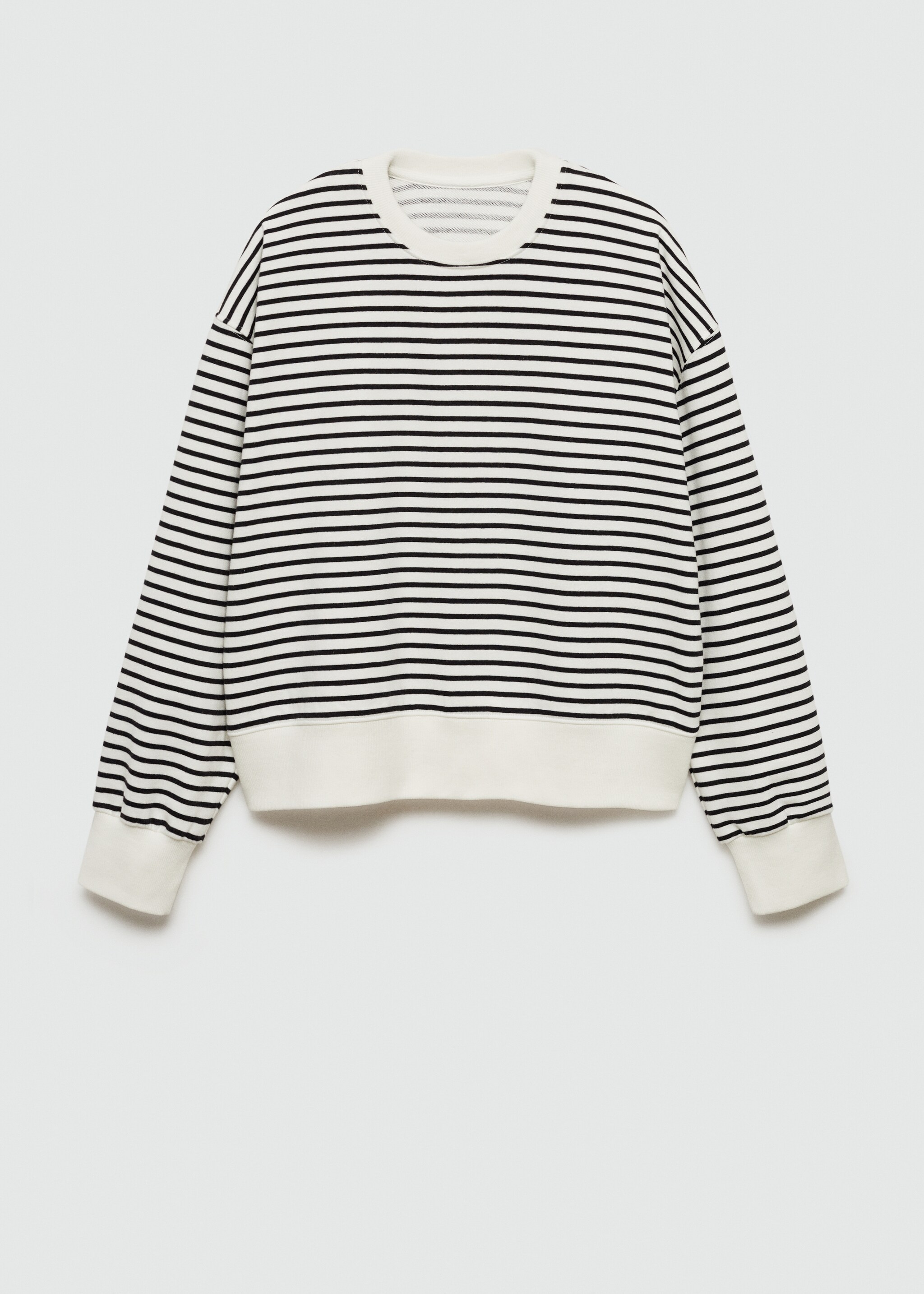 Sweatshirt met streepjesprint - Artikel zonder model
