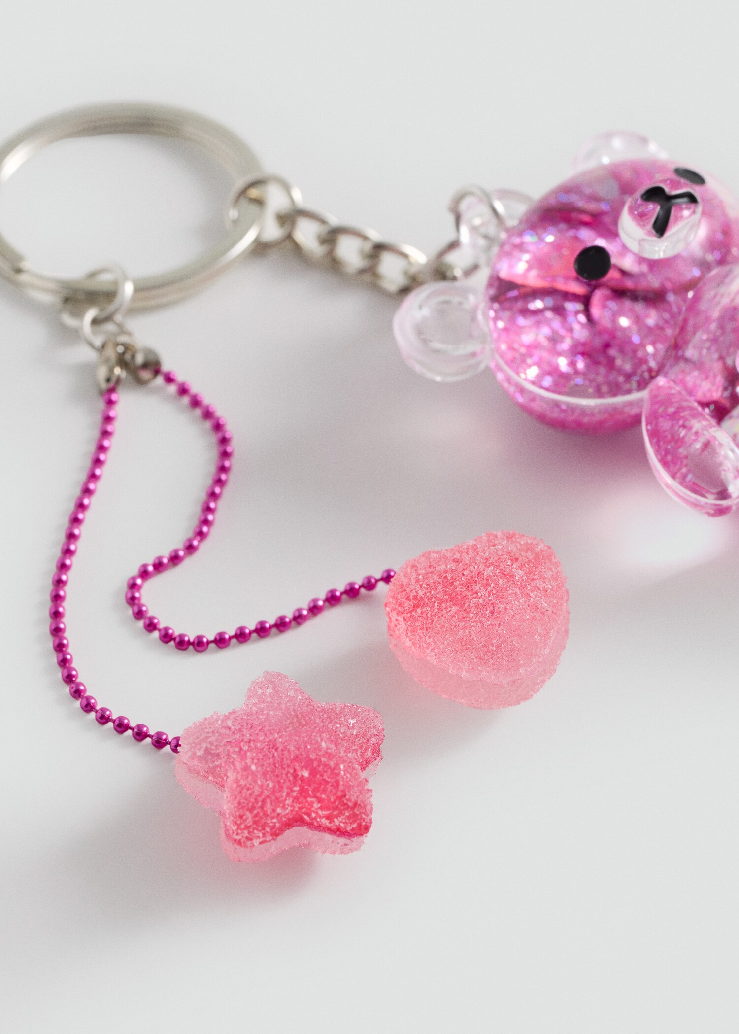 Keychain with bear design - Medium plane