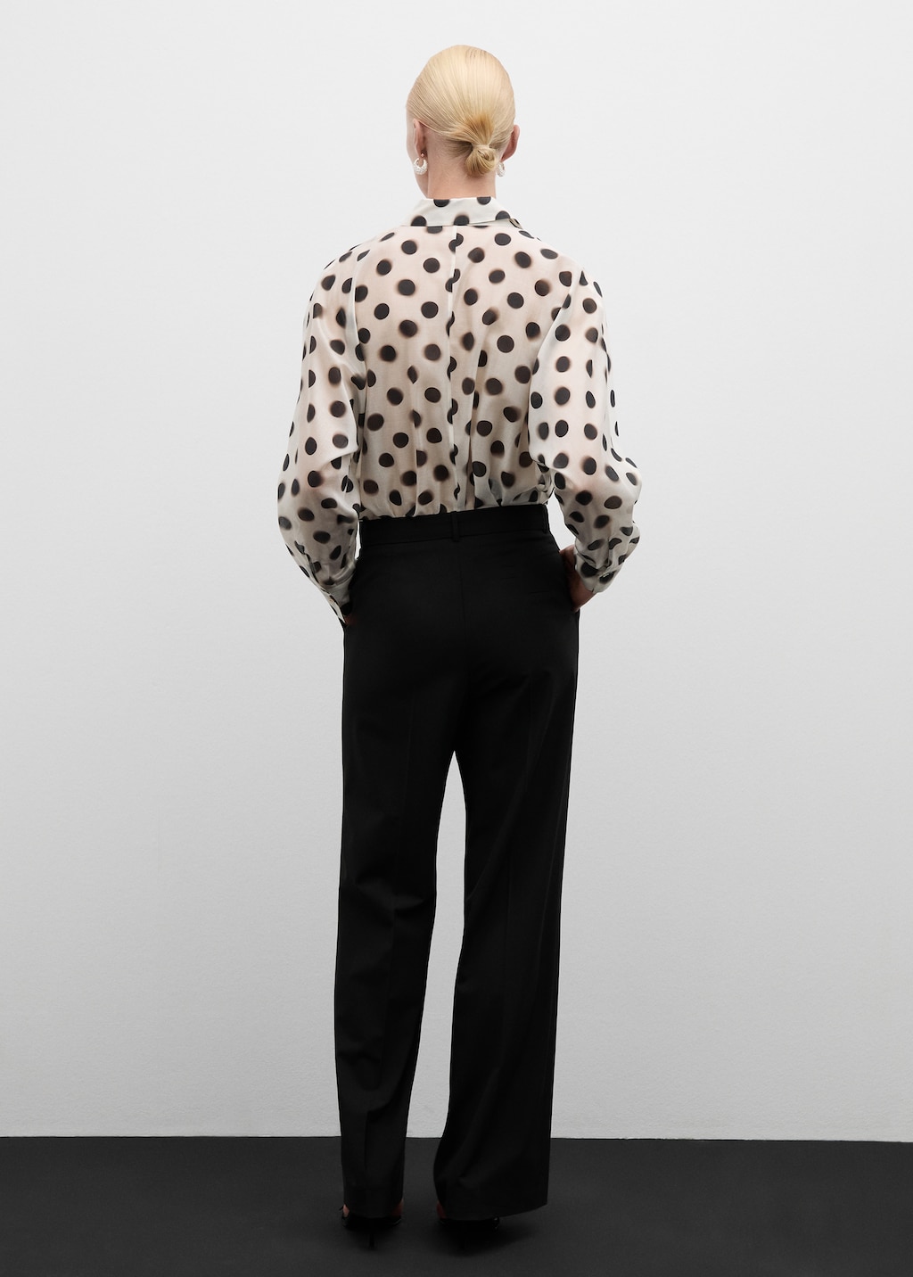 Chemise Lyocell pois