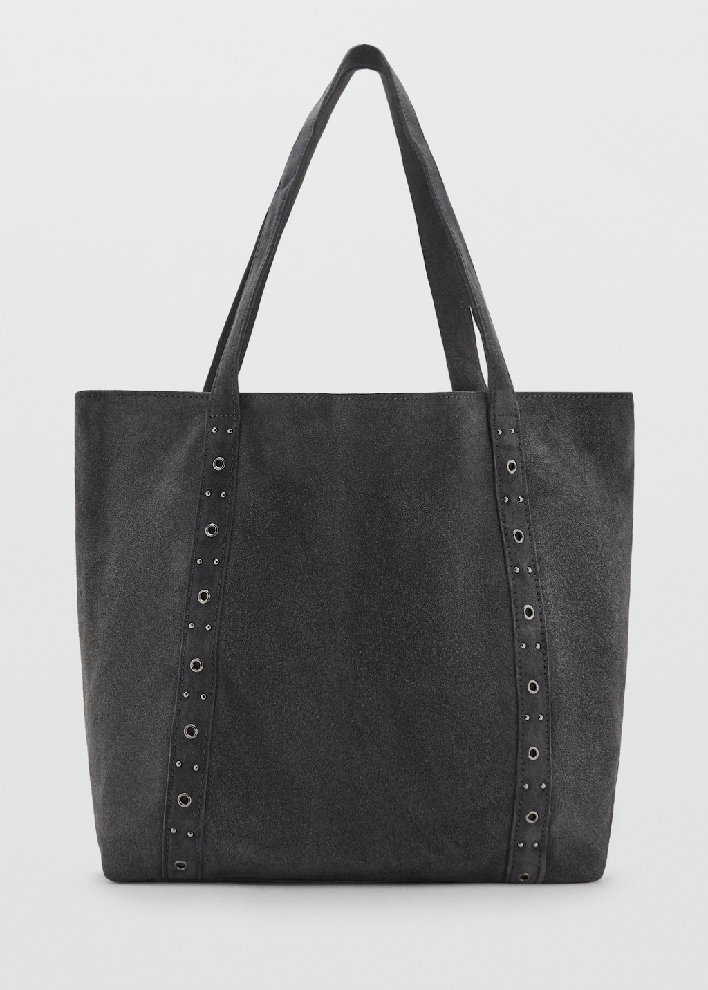 Mango leather shopper bag sales