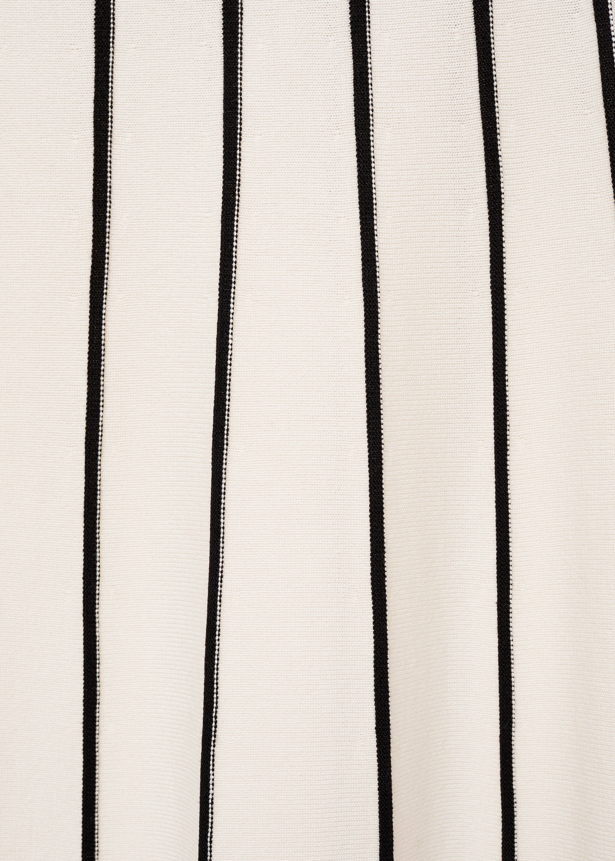 Striped knitted skirt - Details of the article 8