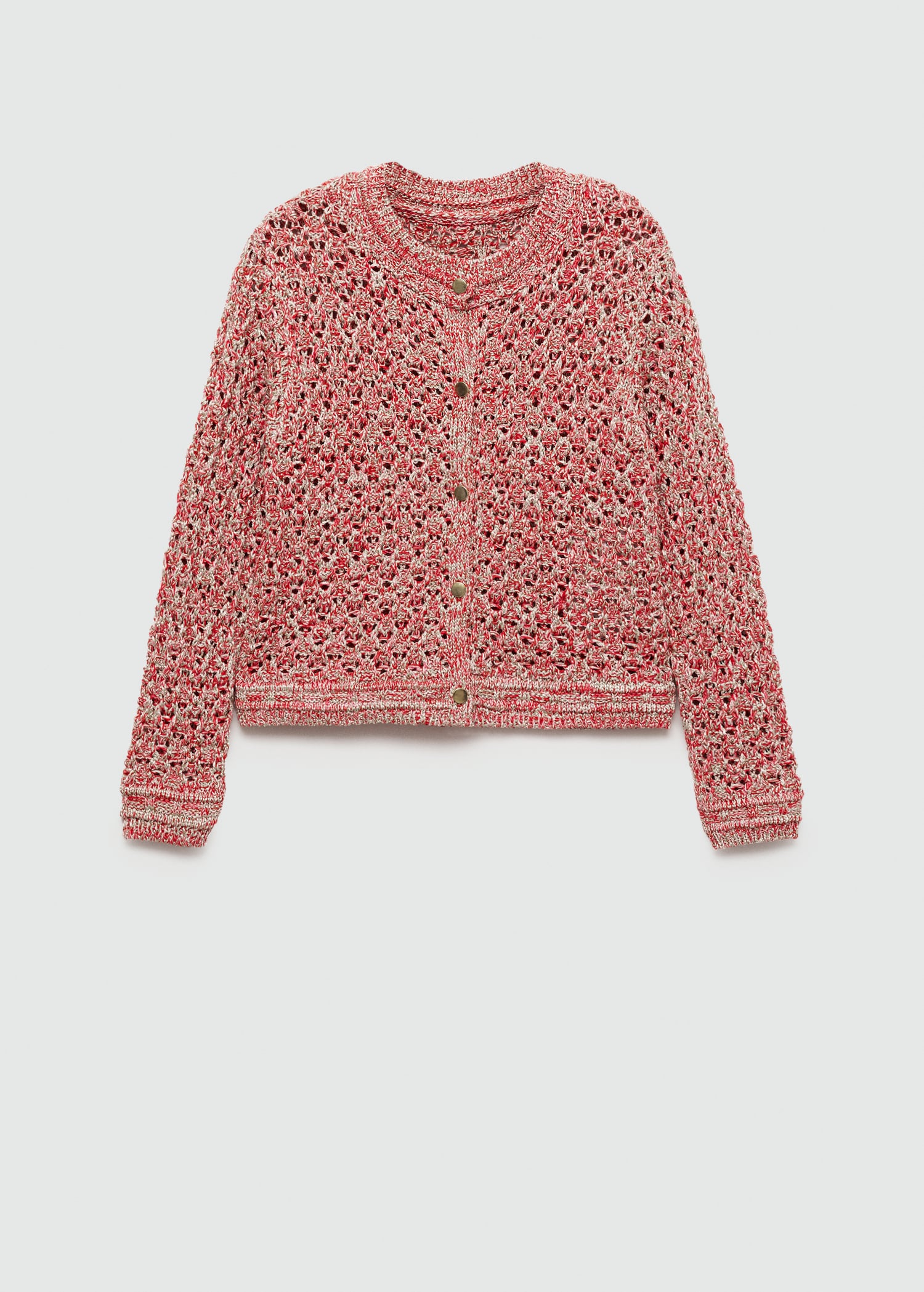 Cardigan ajouré chiné Lurex - Article sans modèle