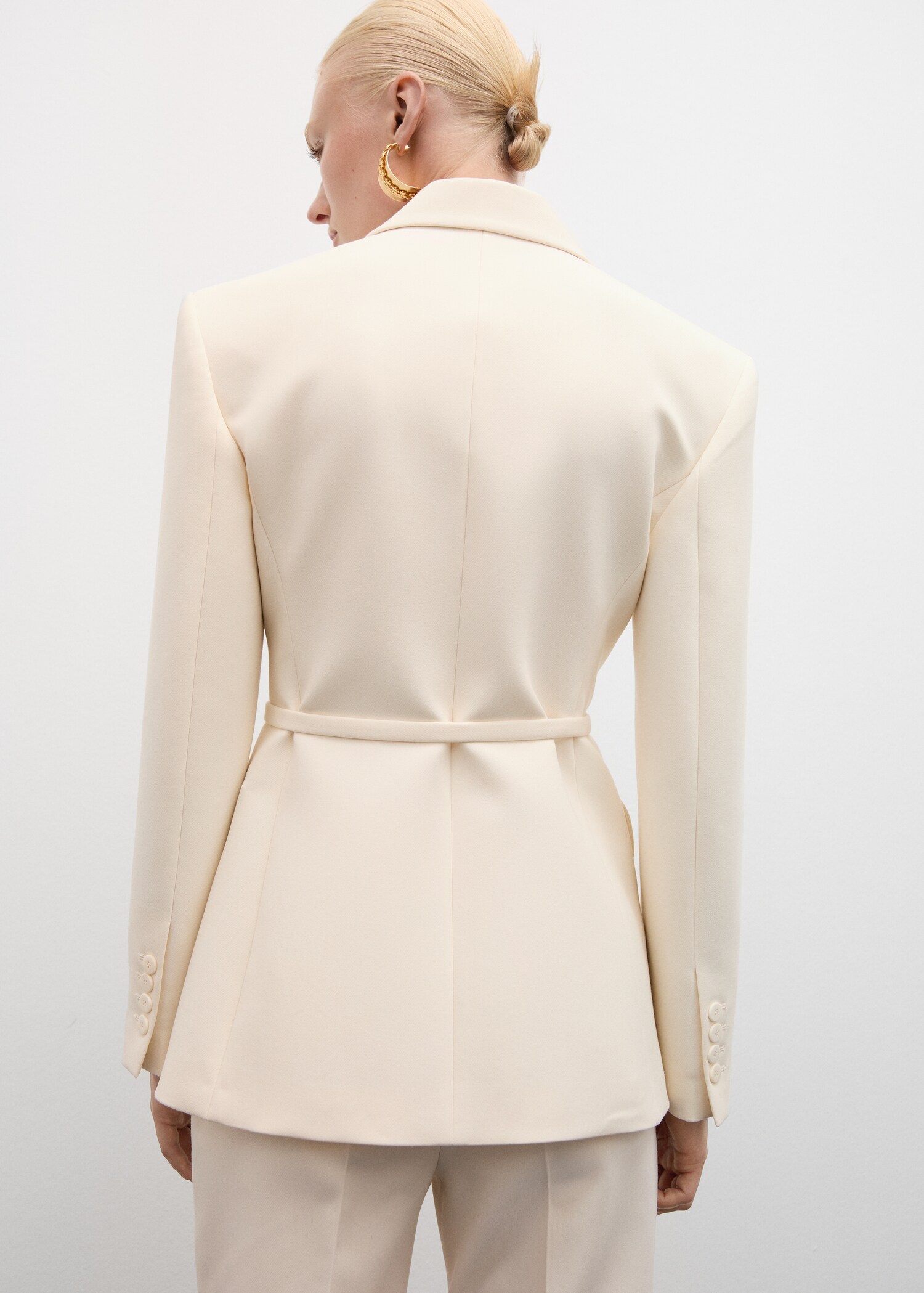 Colbert met ceintuur - Dames | MANGO Nederland