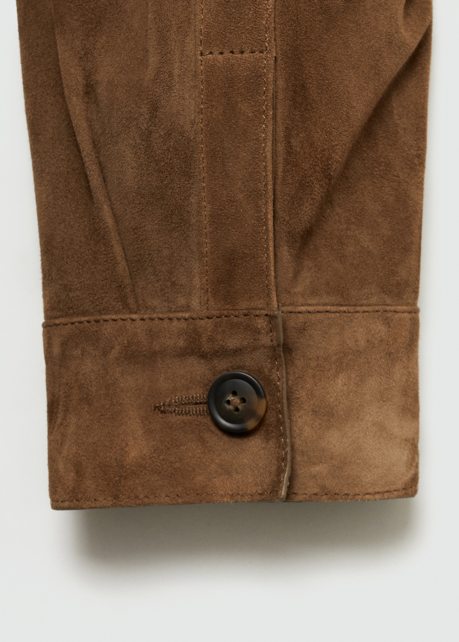 Surchemise 100 % cuir daim poches - Détail de l'article 0