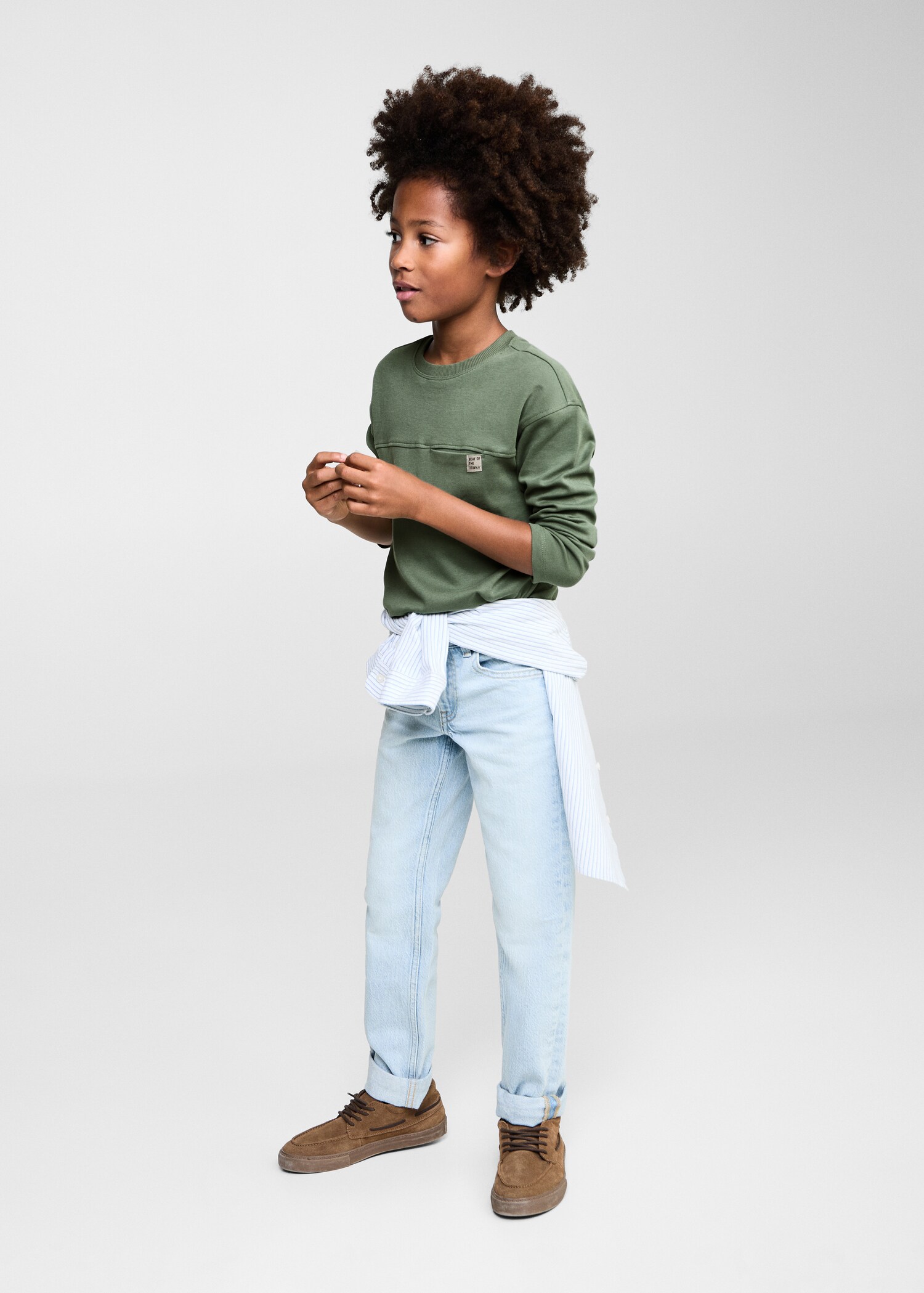 Long sleeve cotton t-shirt - Details of the article 2