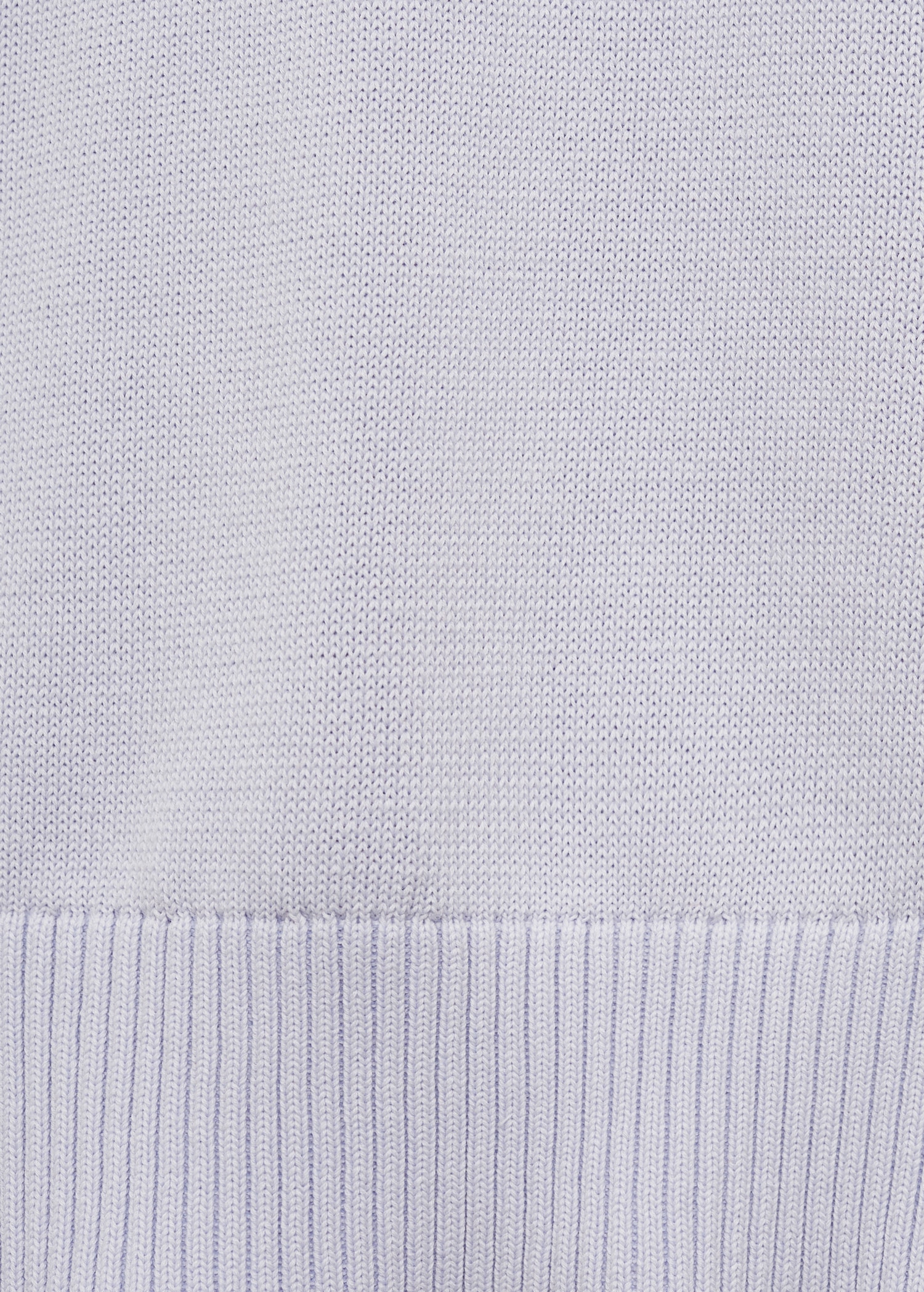 Fine-knit cotton polo shirt - Details of the article 0