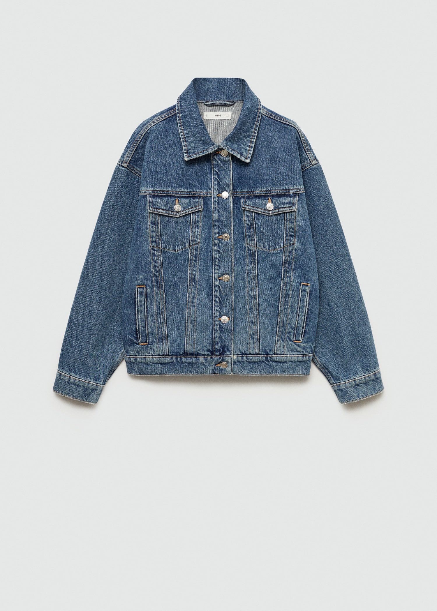 Star denim jacket Women MANGO Japan - Main Image