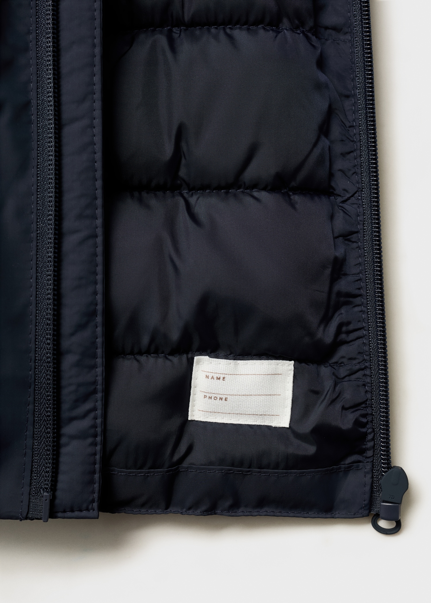 Hooded water-repellent quilted jacket - Details of the article 0