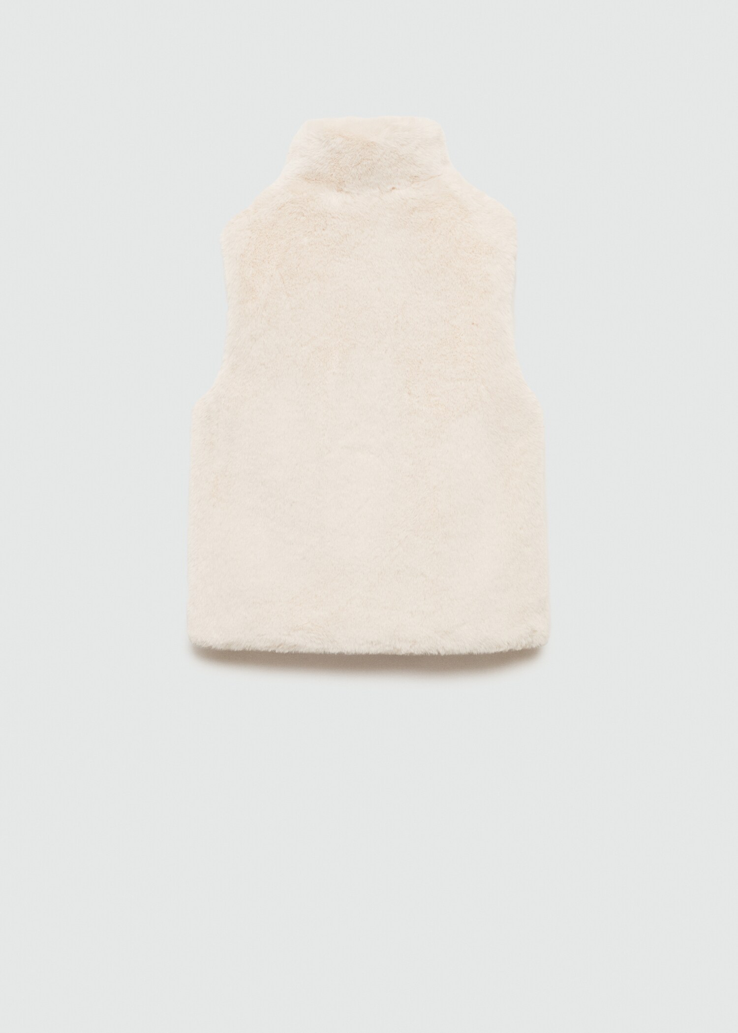 Gilet imitation fourrure poches - Verso de l’article