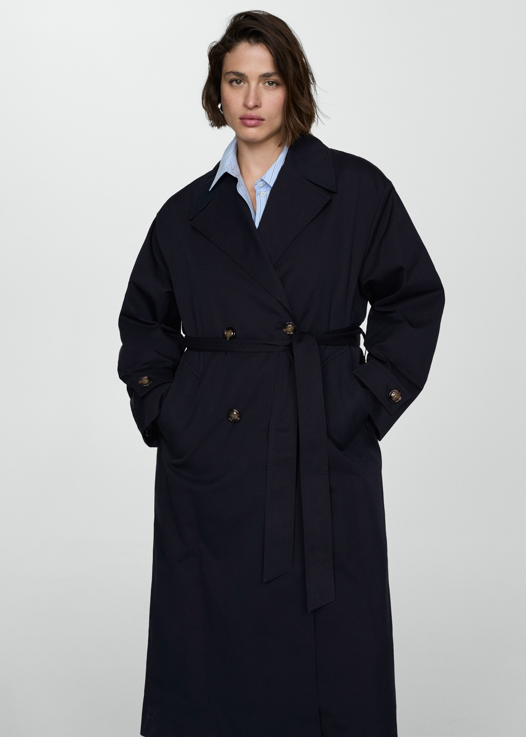 Double-button trench coat - Details of the article 5