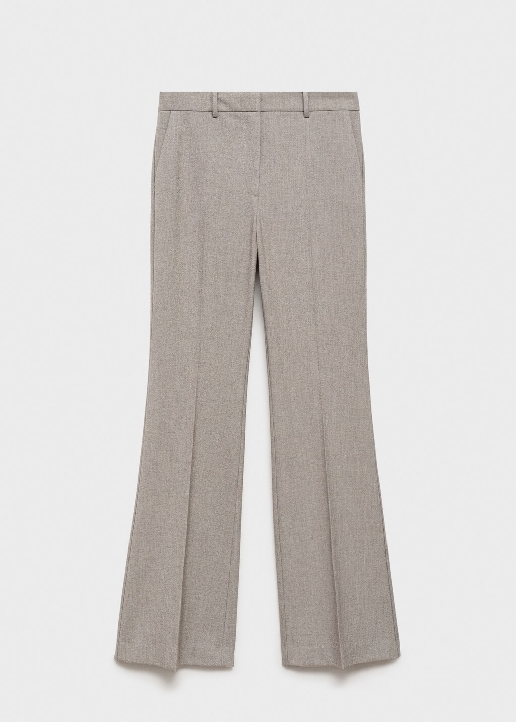 High-waist flared trousers - Women | MANGO USA High-waist flared trousers - Women | MANGO USA