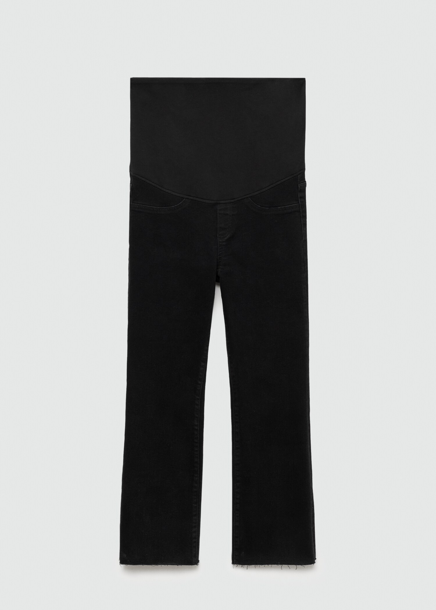 Maternity flared cropped jeans - Article without model