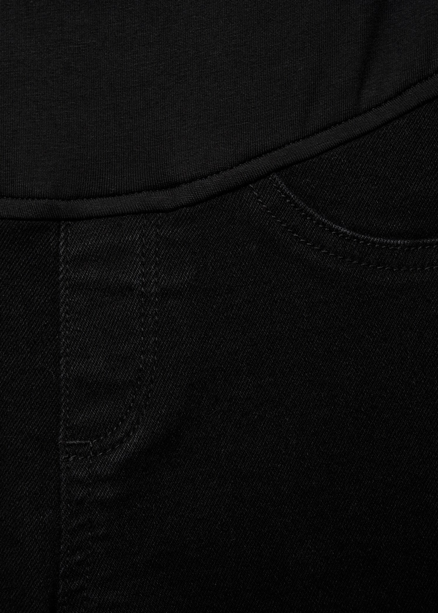 Maternity flared cropped jeans - Details of the article 8