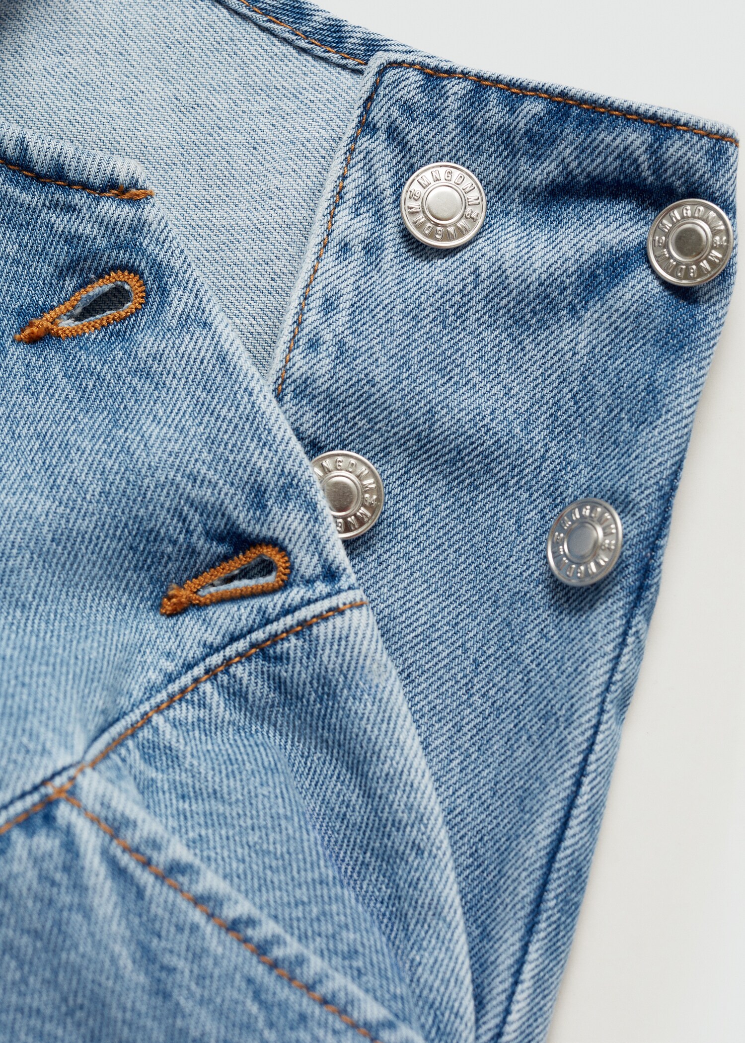 Maternity denim dungarees - Details of the article 0