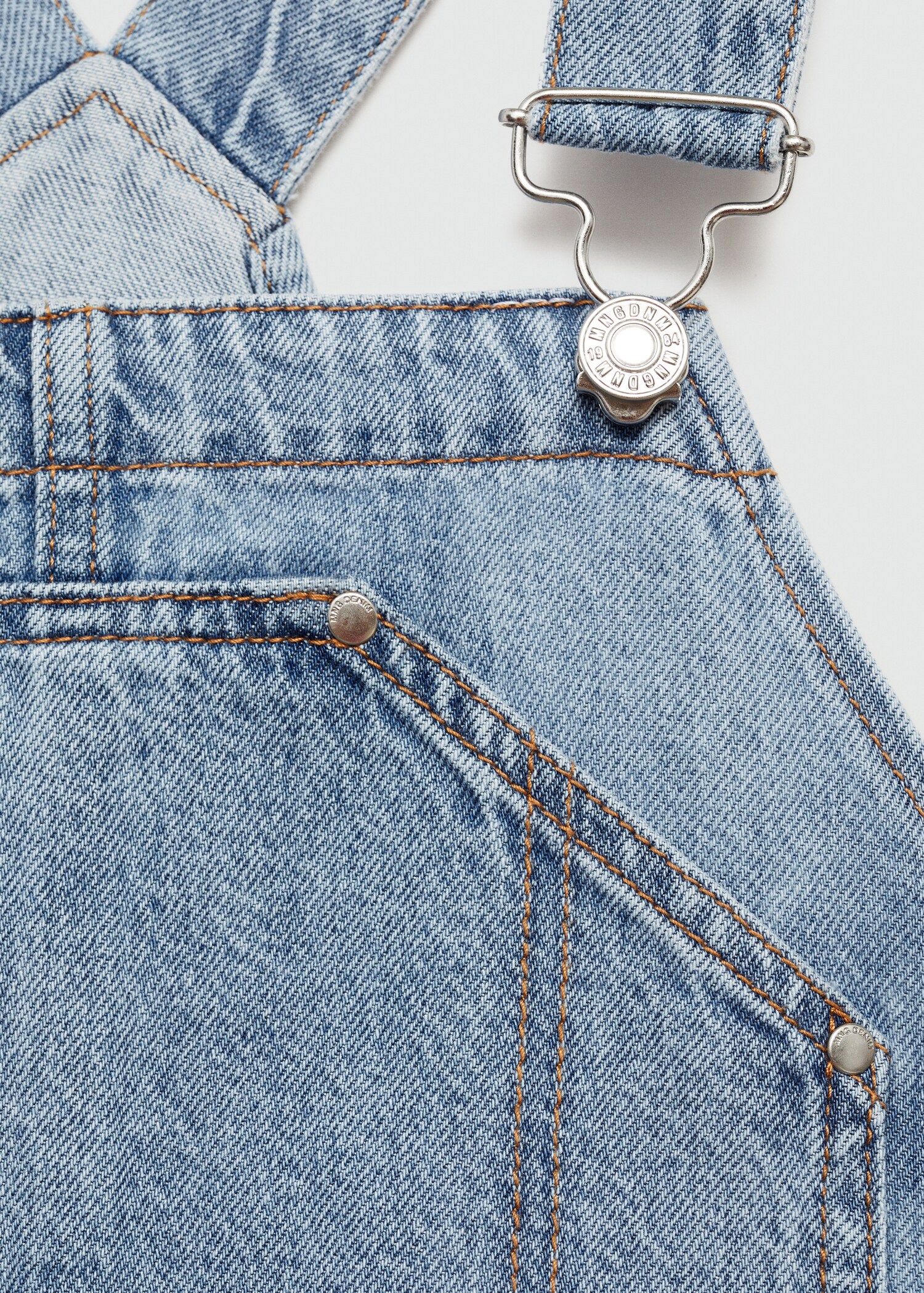 Maternity denim dungarees - Details of the article 8