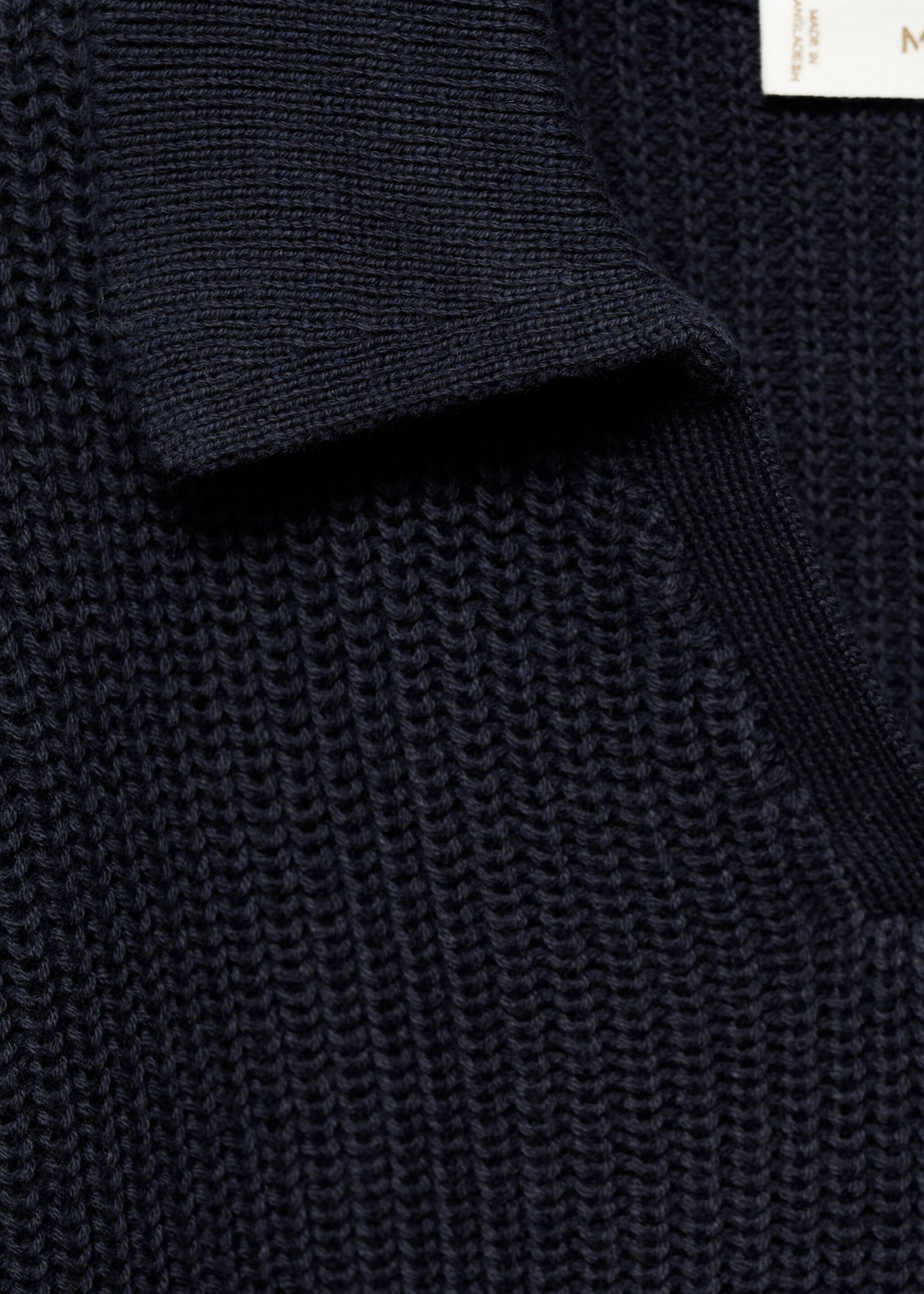 Striped polo-neck sweater - Details of the article 8