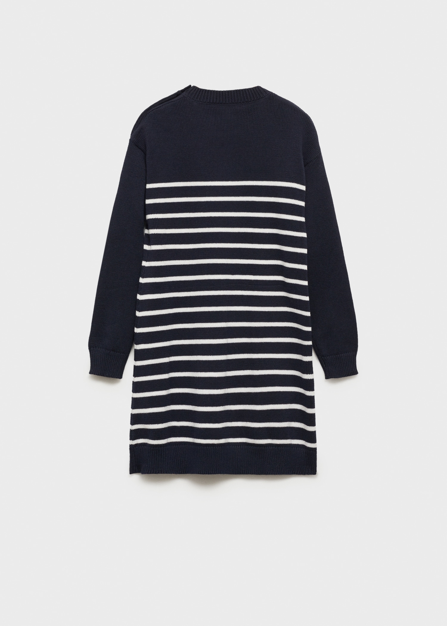 Robe en maille à rayures - Verso de l’article