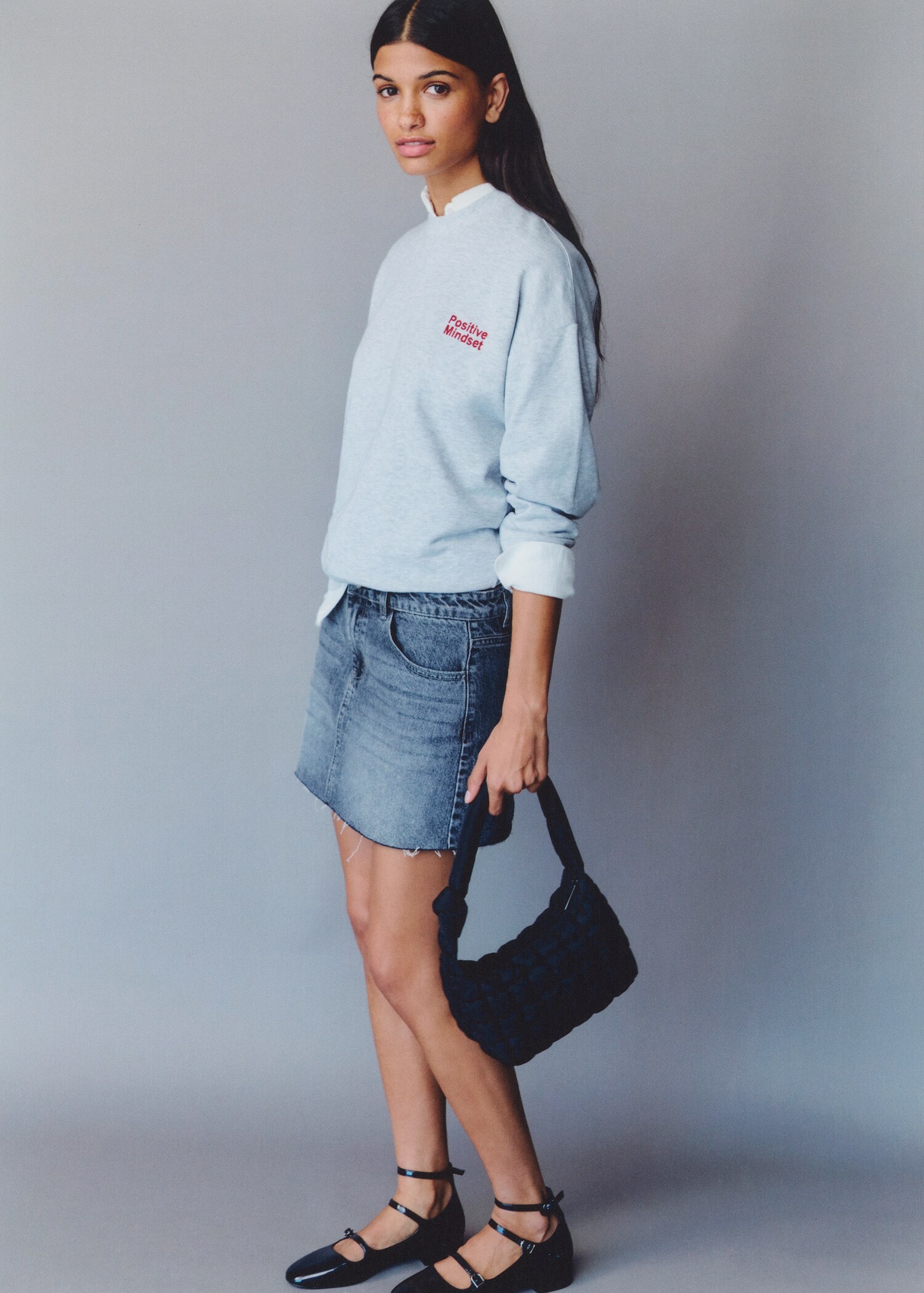 Denim mini-skirt - Details of the article 5