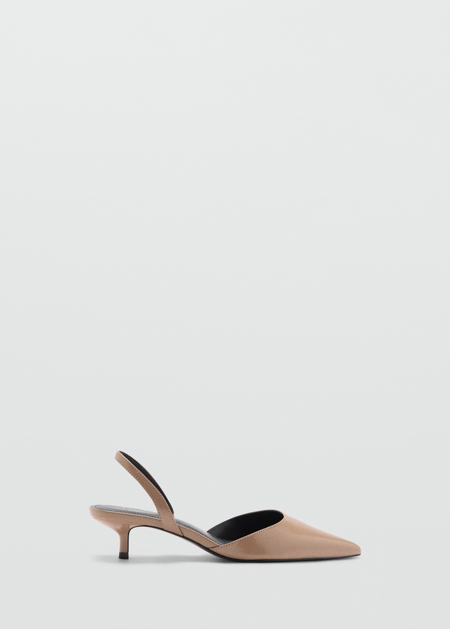 Kitten-heel pointed shoes - Article without model