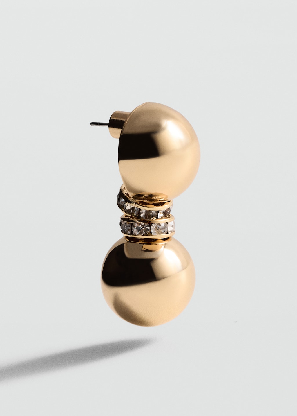 Mango metal pendant earrings hot sale