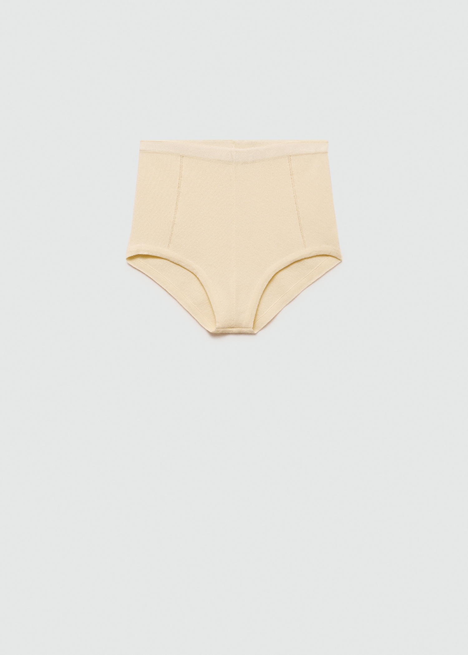 Knitted panties with decorative stitching - Article without model
