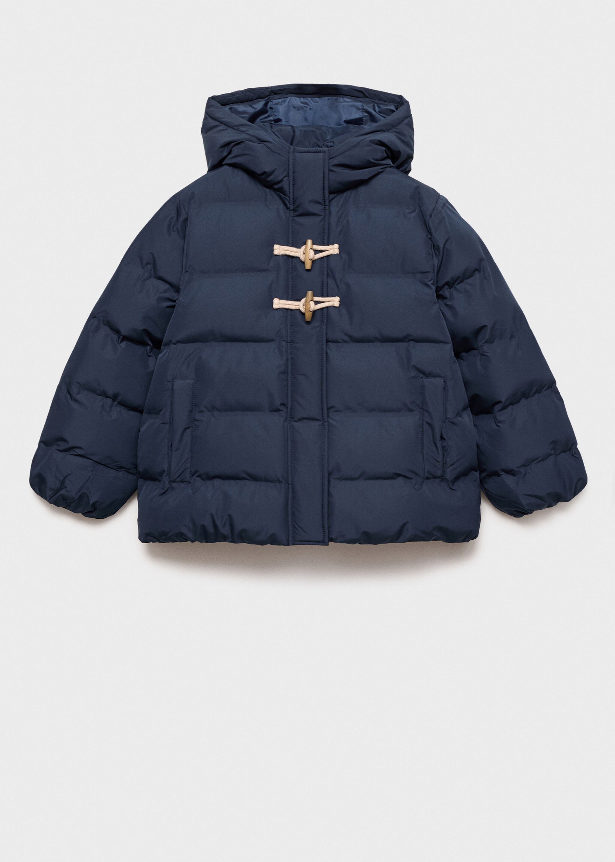 Hood quilted coat - Article without model
