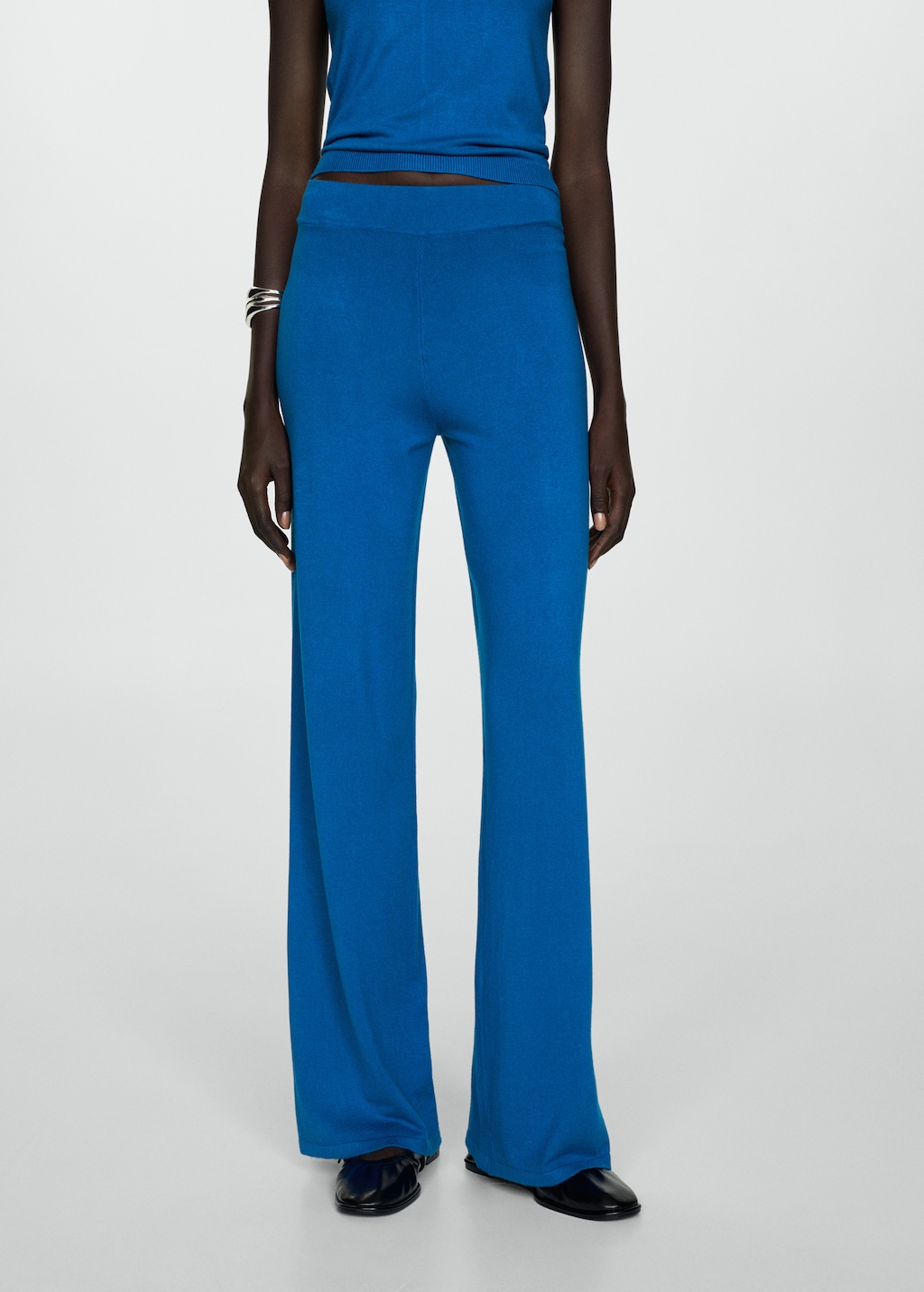 Mango Wideleg-Strickhose