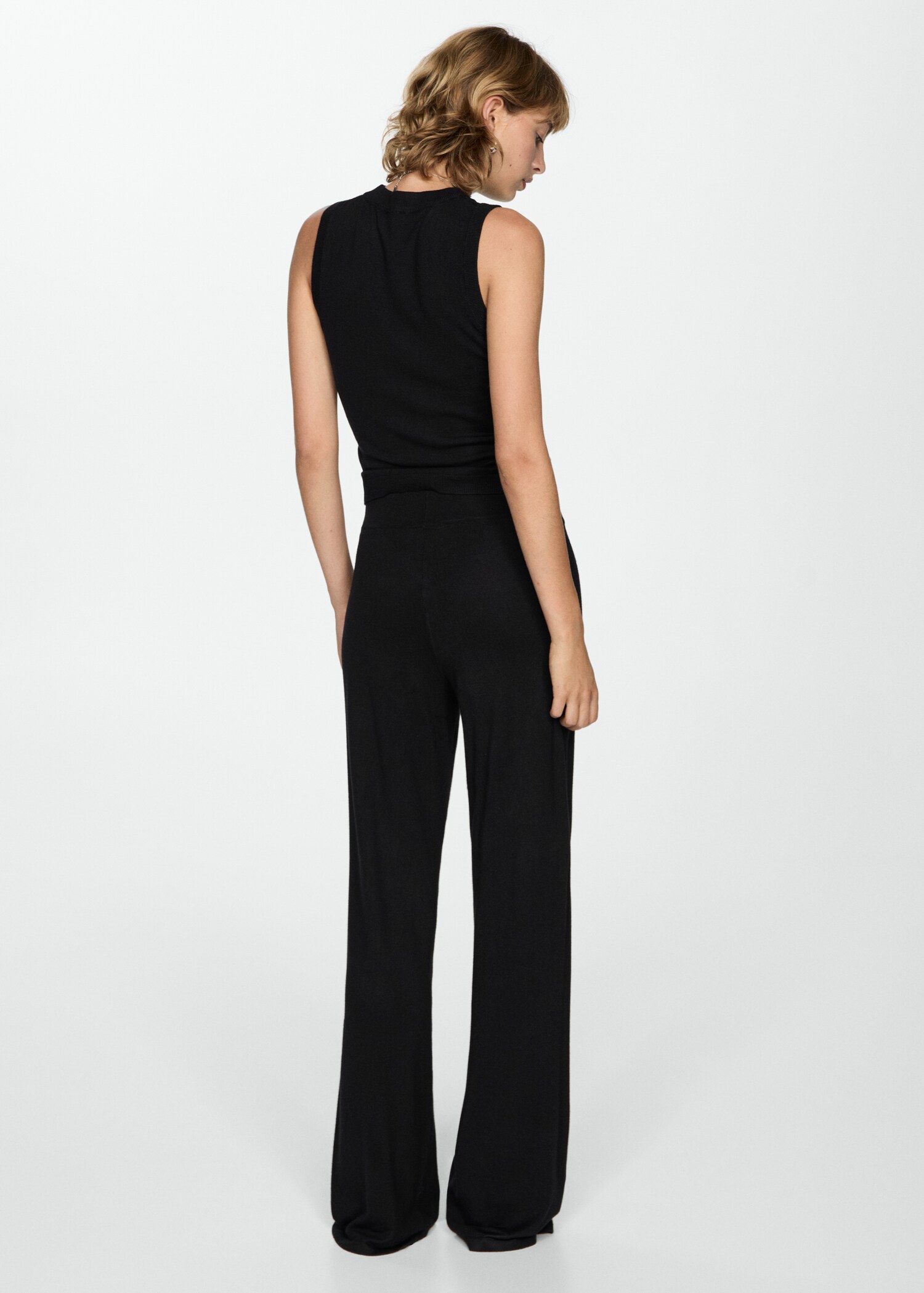 Pantalon maille wideleg - Verso de l’article