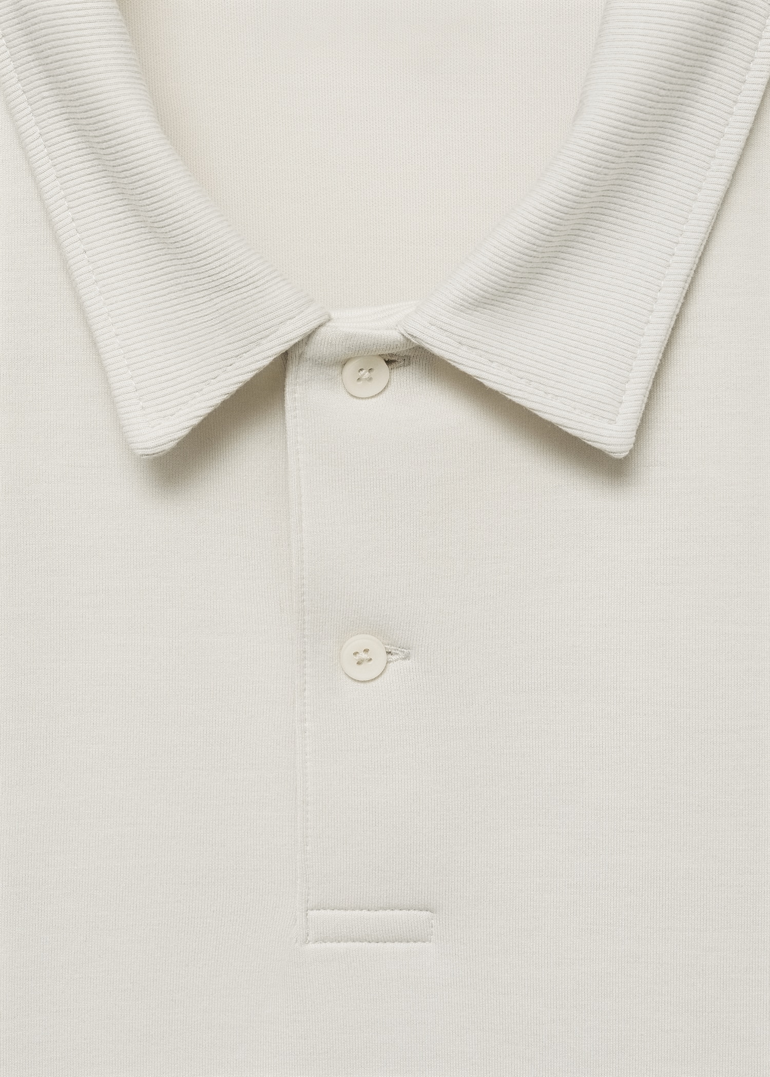 Regular fit sweatshirt-fabric polo shirt - Details of the article 8