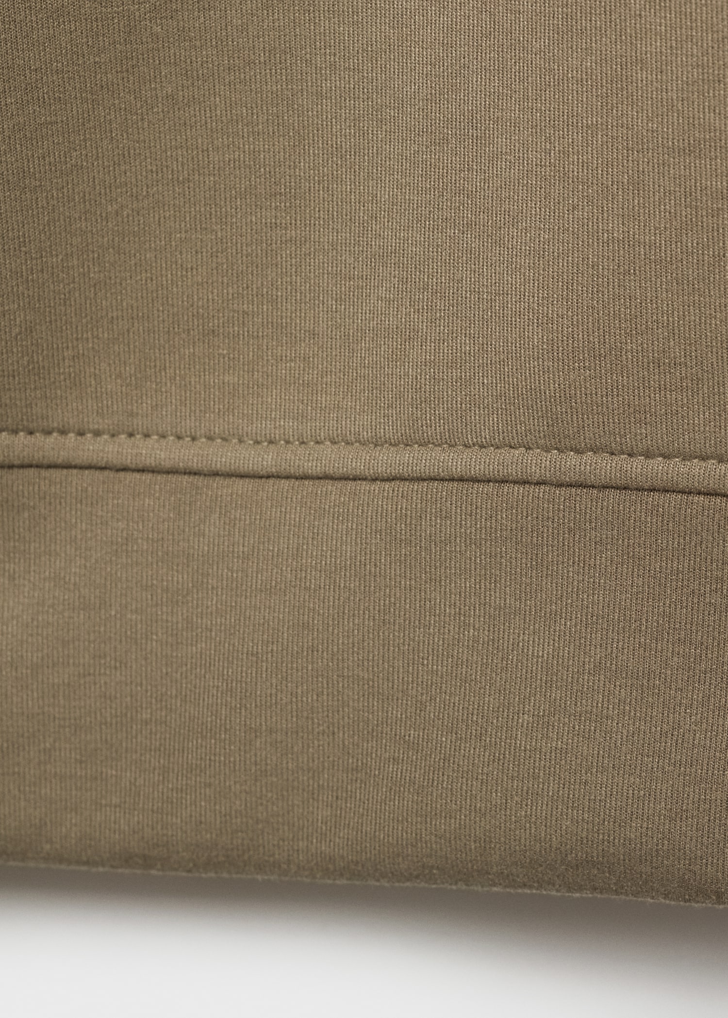 Regular fit sweatshirt-fabric polo shirt - Details of the article 0