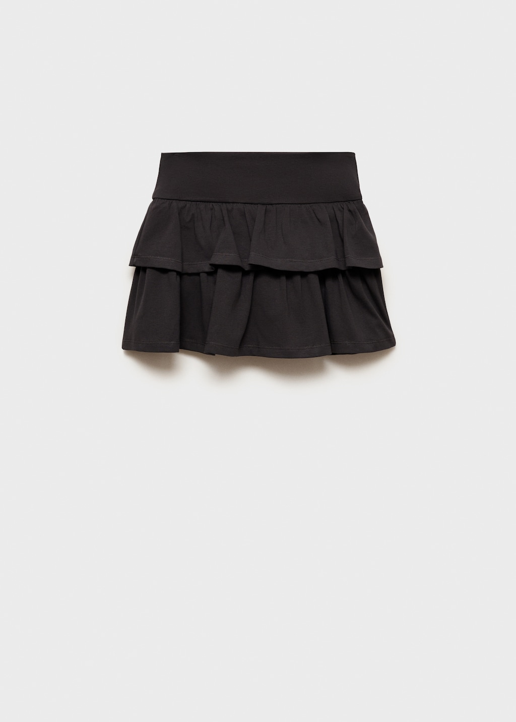 MANGO KIDS Ruffled skirt charcoal 11 12 years Kids