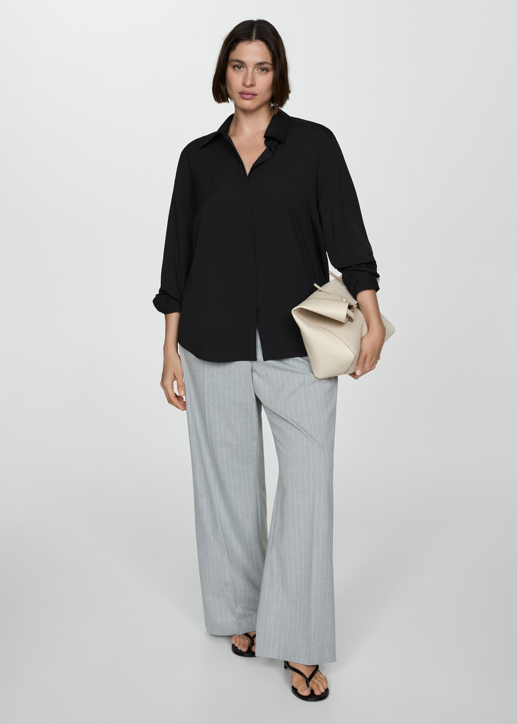 Mango camisas manga larga mujer shop