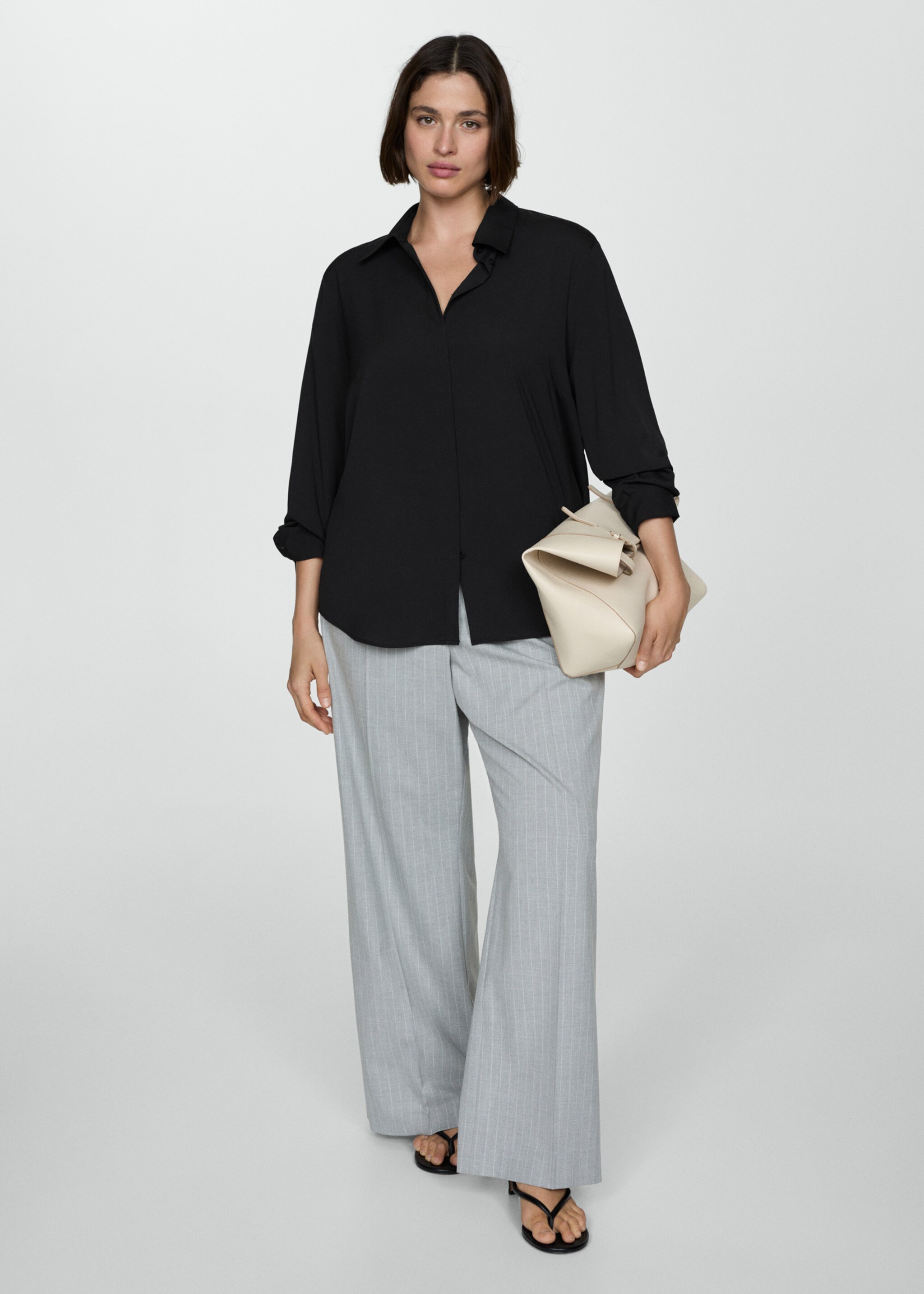Fluid long-sleeved shirt - Details of the article 3