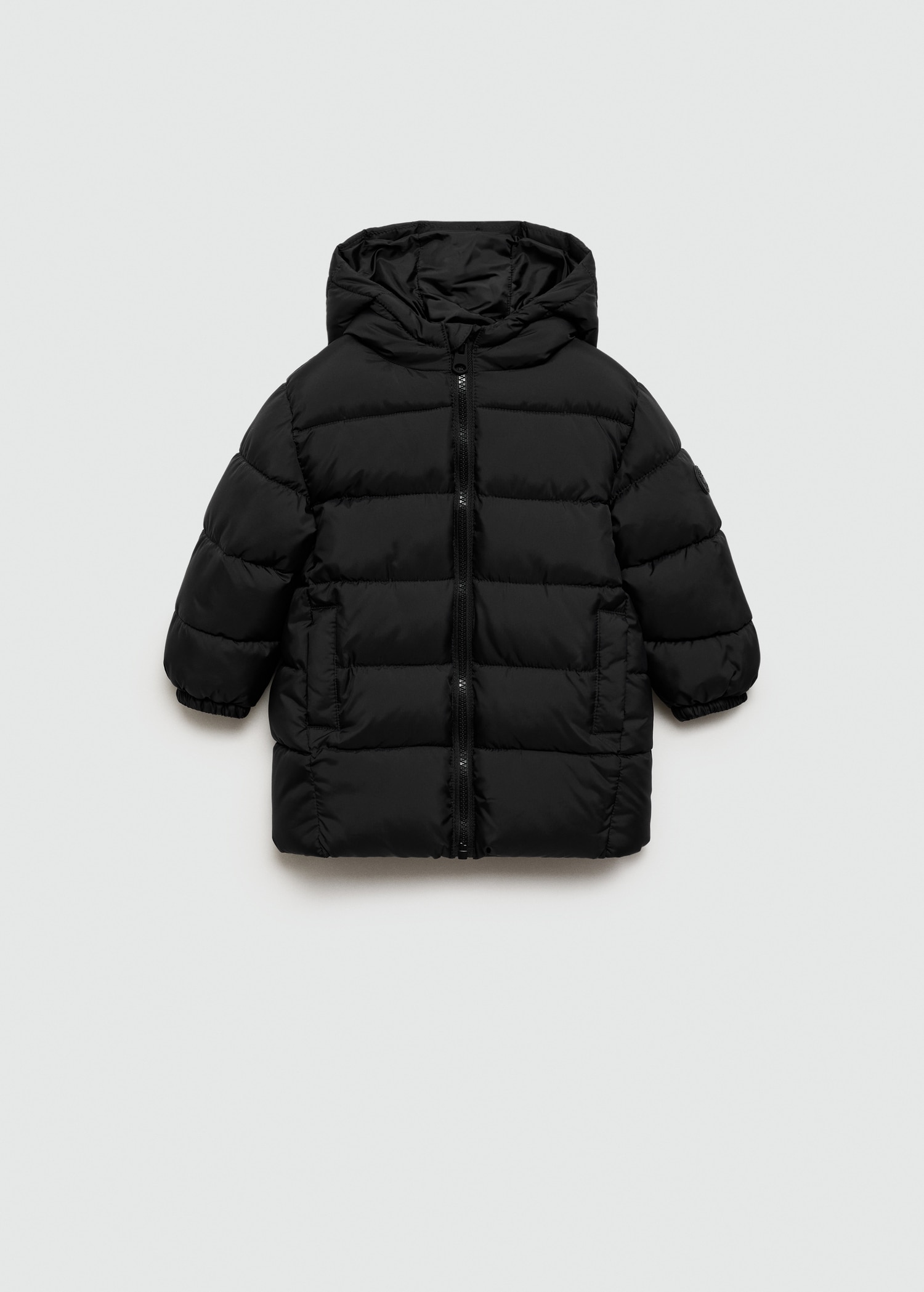 Quilted long coat - Main Image