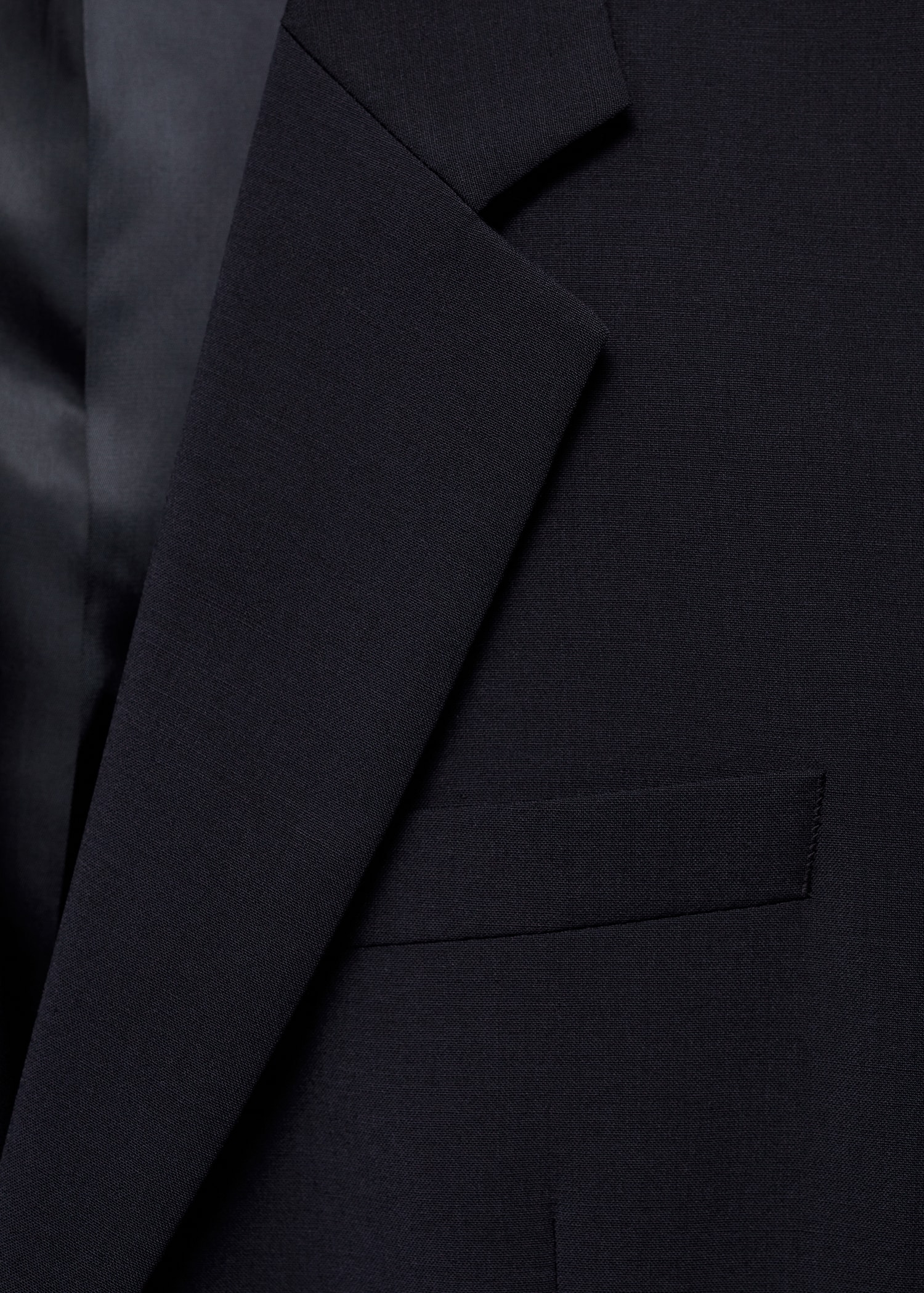 Regular-fit wool-blend suit jacket - Details of the article 8