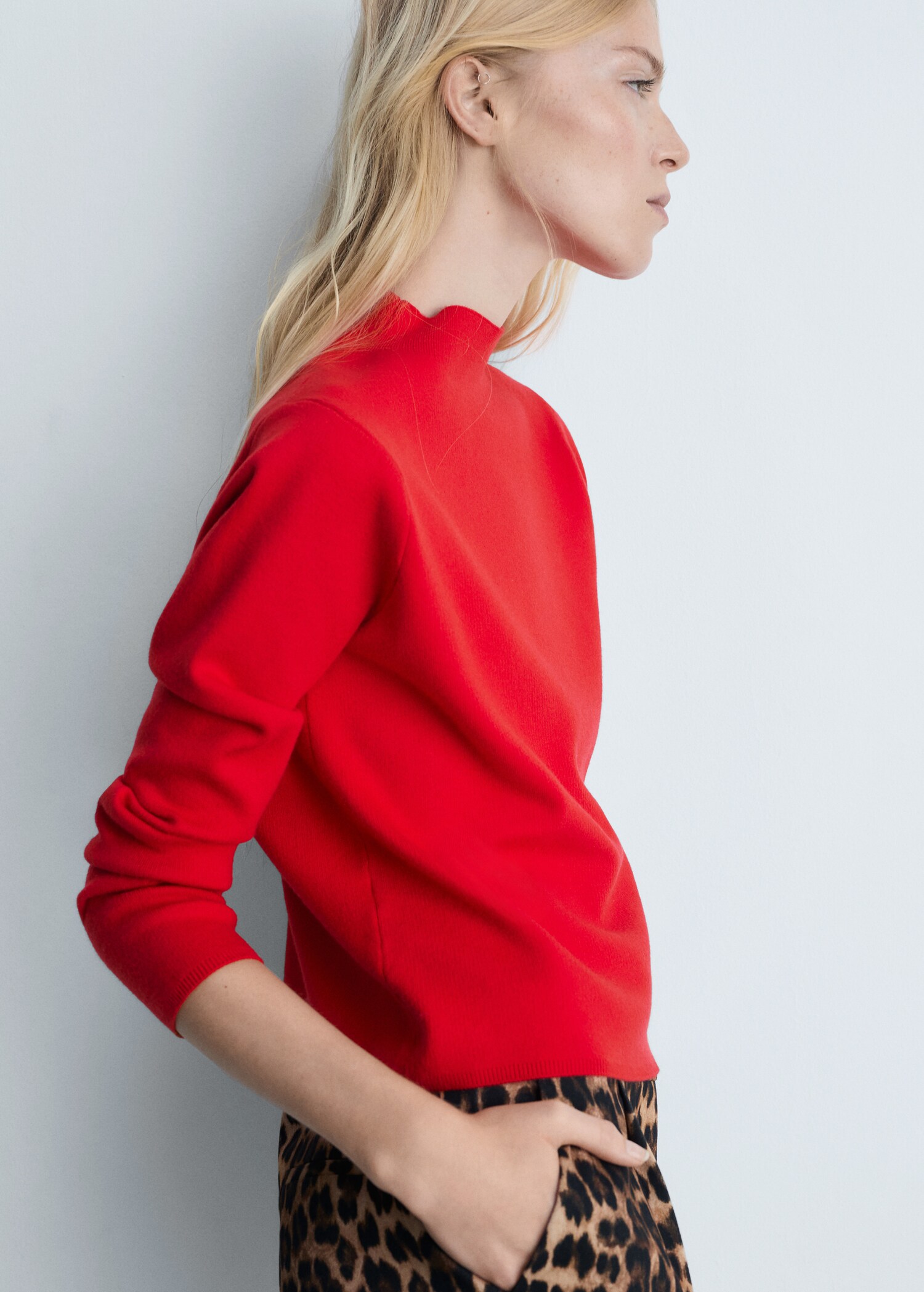 Perkins-neck sweater - Medium plane