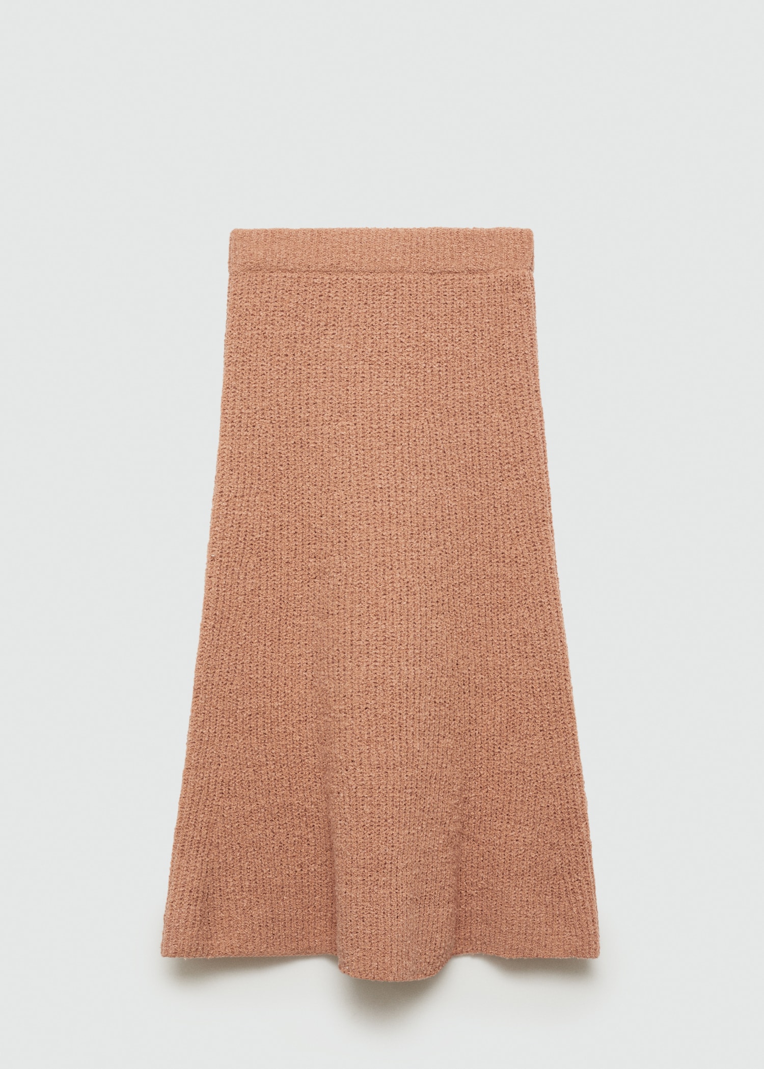 Flared ribbed skirt - Article without model