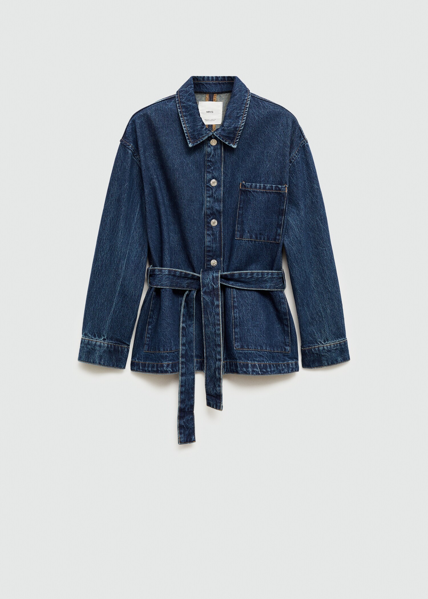 Denim jacket with bow - Article without model