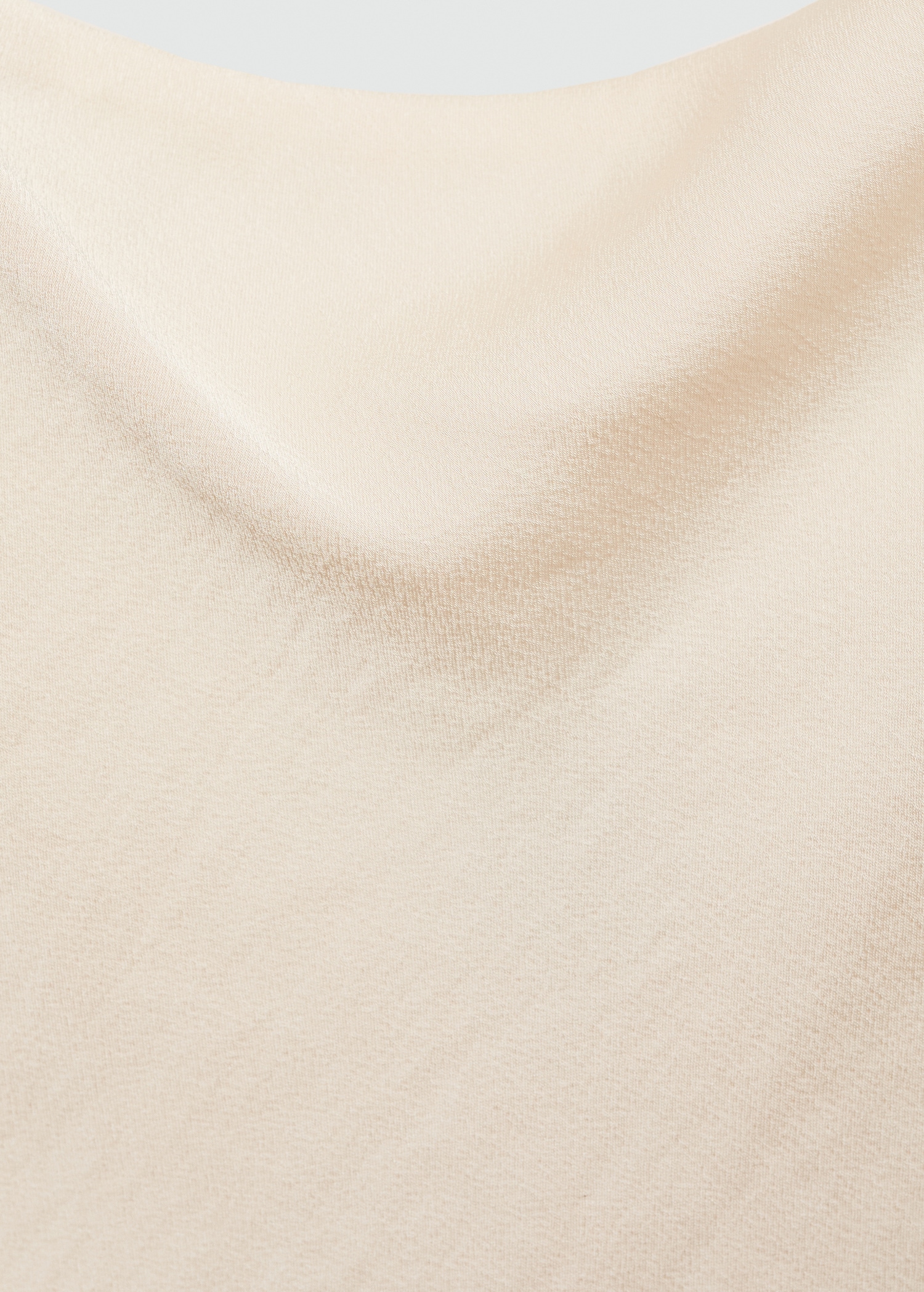 Satin top with thin straps - Details of the article 0
