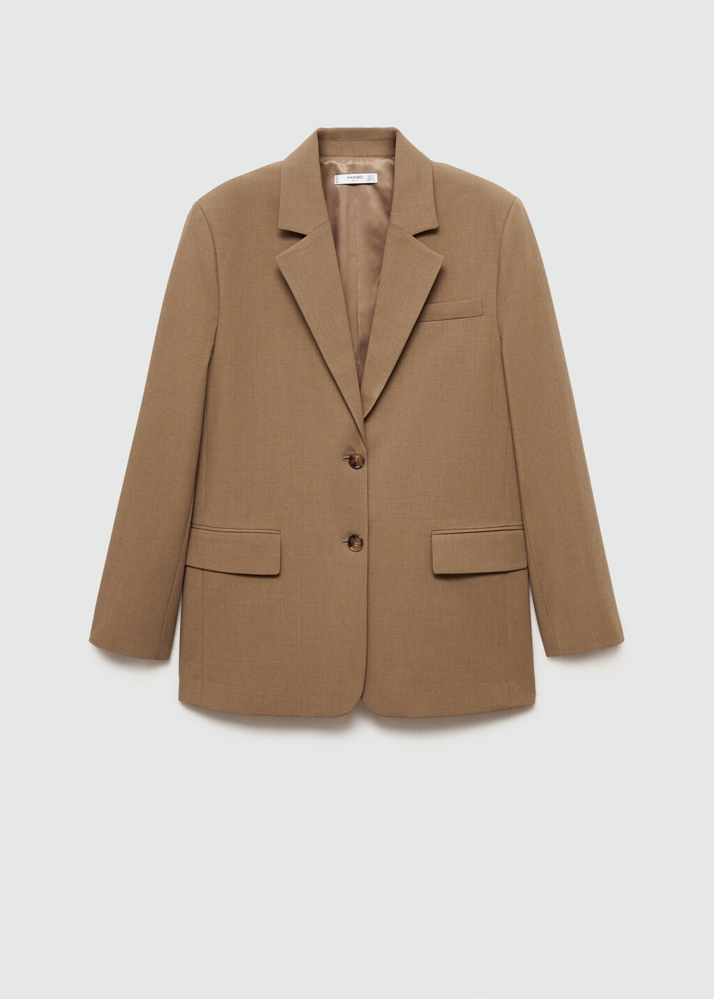 Double-breasted straight-fit jacket - Women | MANGO USA Double-breasted straight-fit jacket - Women | MANGO USA
