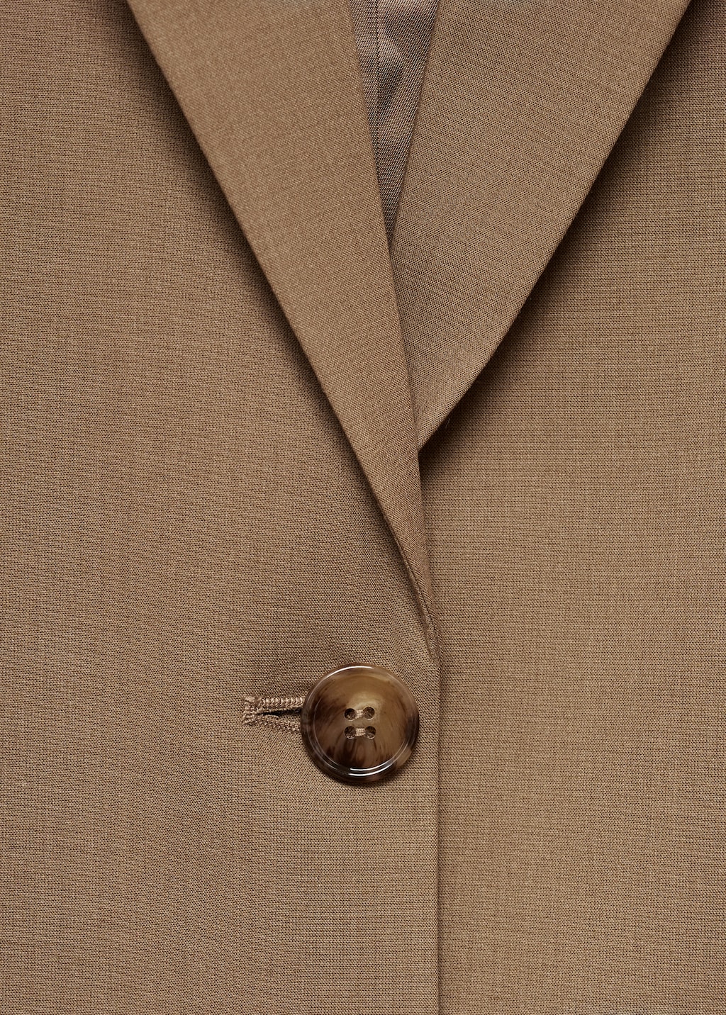 Thumbnail of Double-breasted straight-fit jacket - Medium Brown